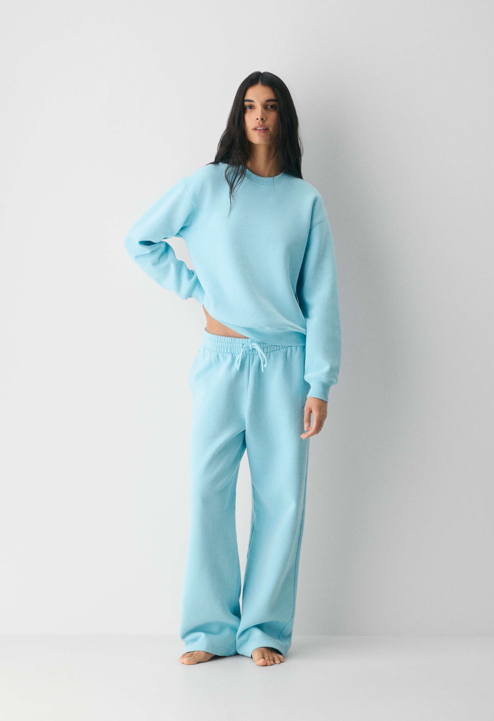 Cozy Sweatfleece Boyfriend Wide Sweatpant