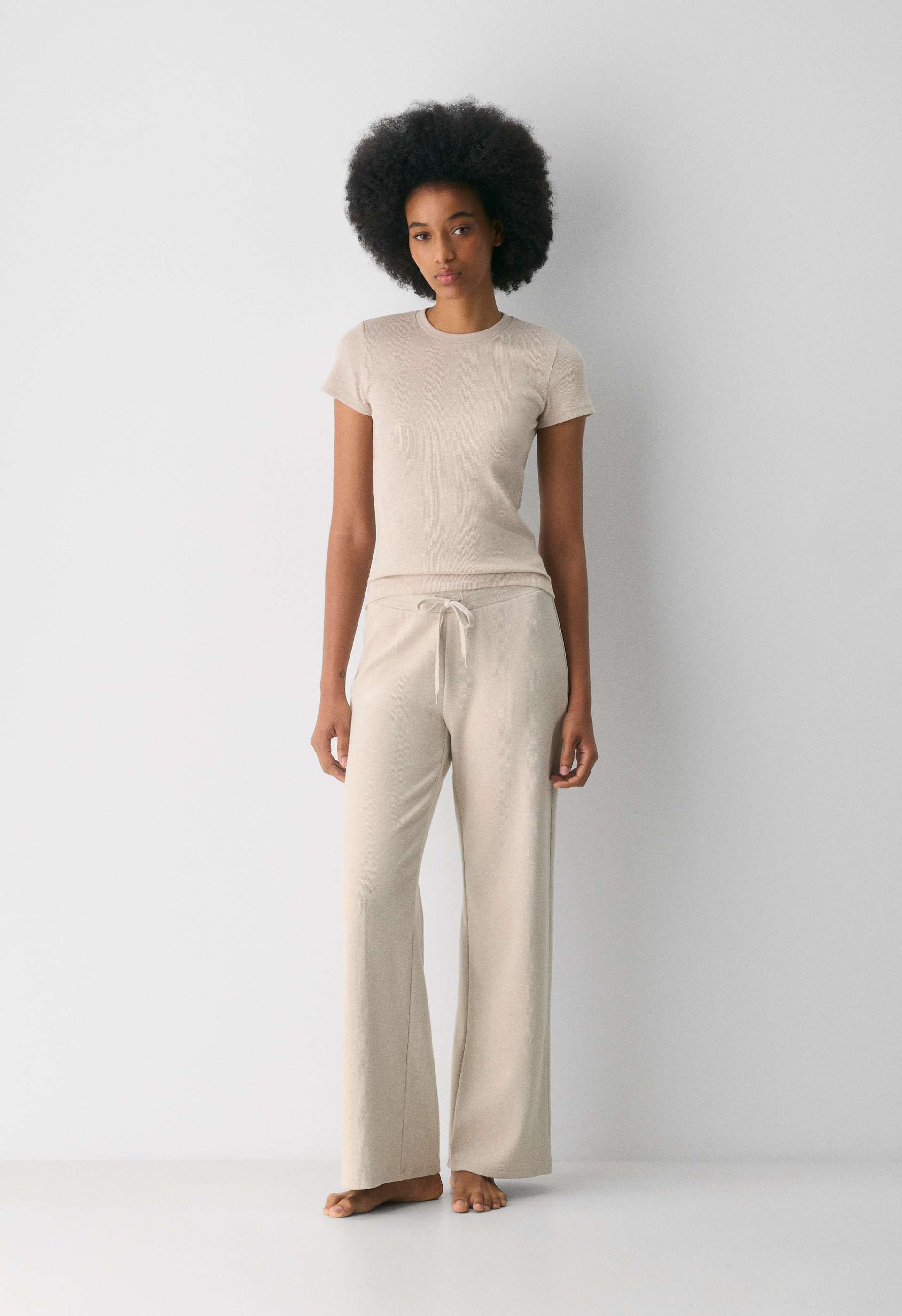 NADAパンツ rebirth HomeStretch™ Rib Kickback Pant | Aritzia US
