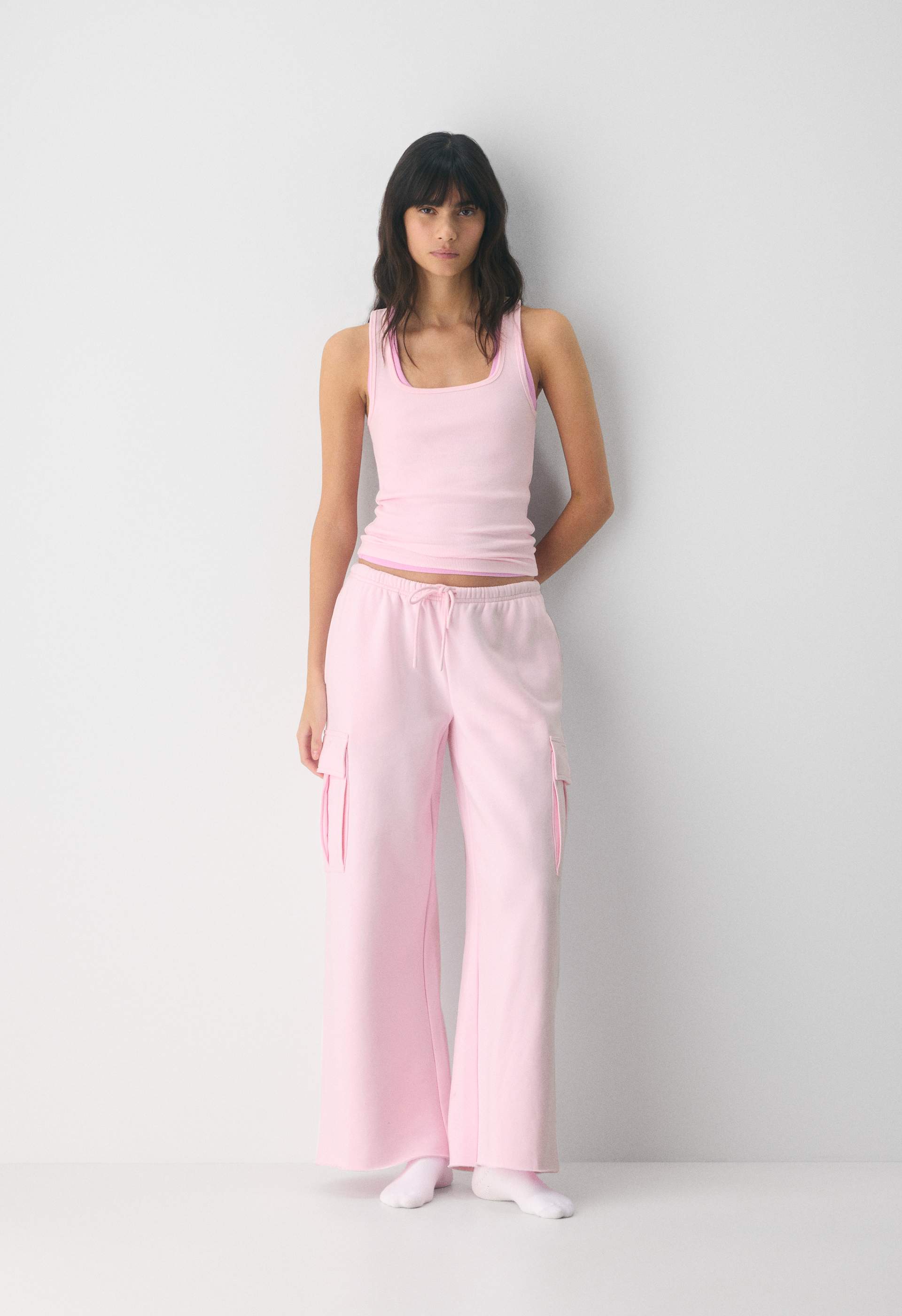 Cozy Sweatfleece Mega Cargo Flutter Sweatpant