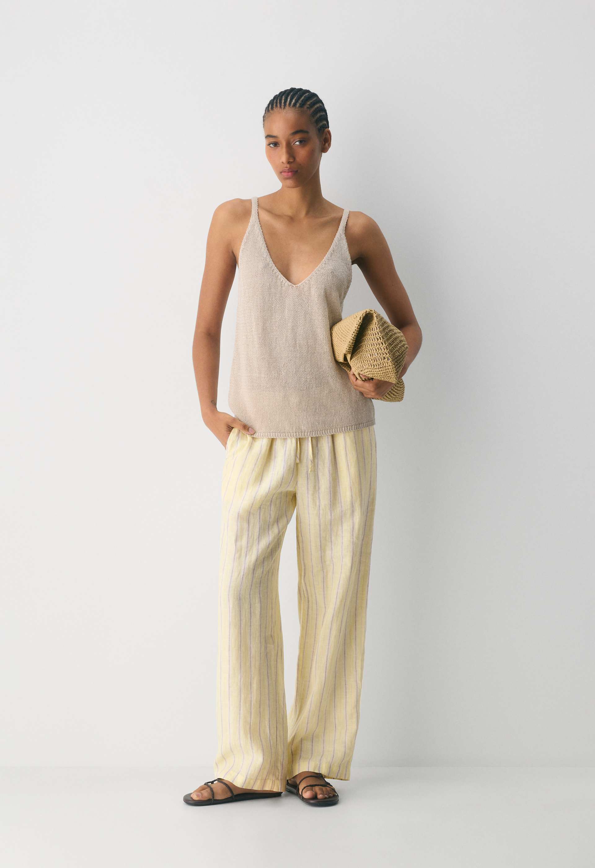 Sail Linen Pant | Aritzia CA