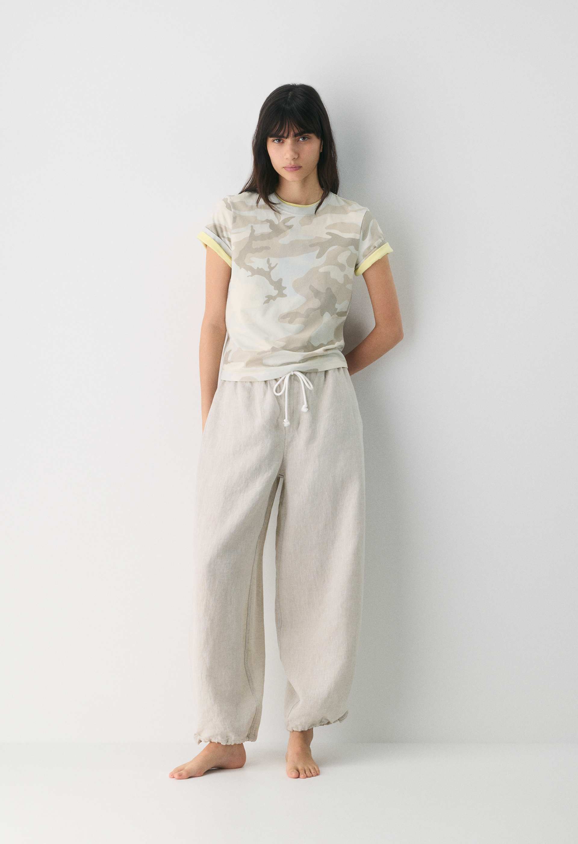 ボトムス・スパッツ main story Balloon Pant Satellite 6Y Interstate Linen Balloon Pant | Aritzia US
