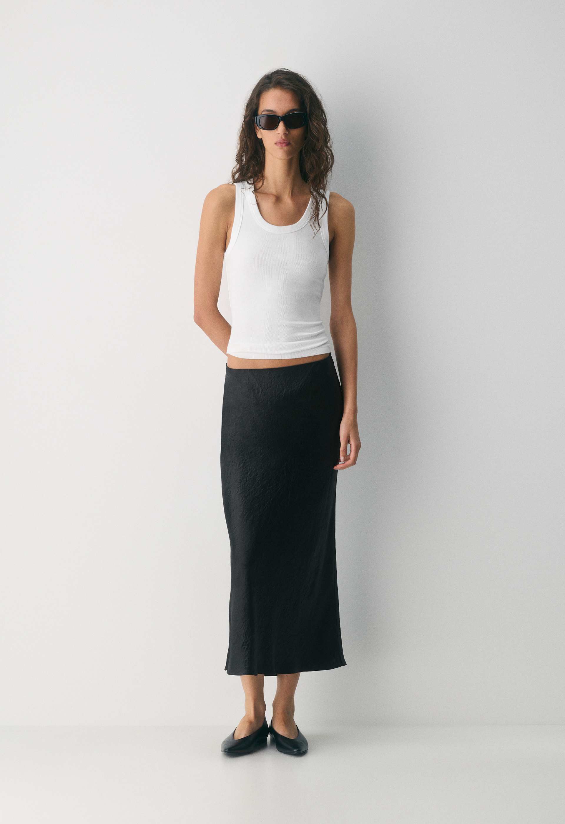 Slip Satin Maxi Skirt