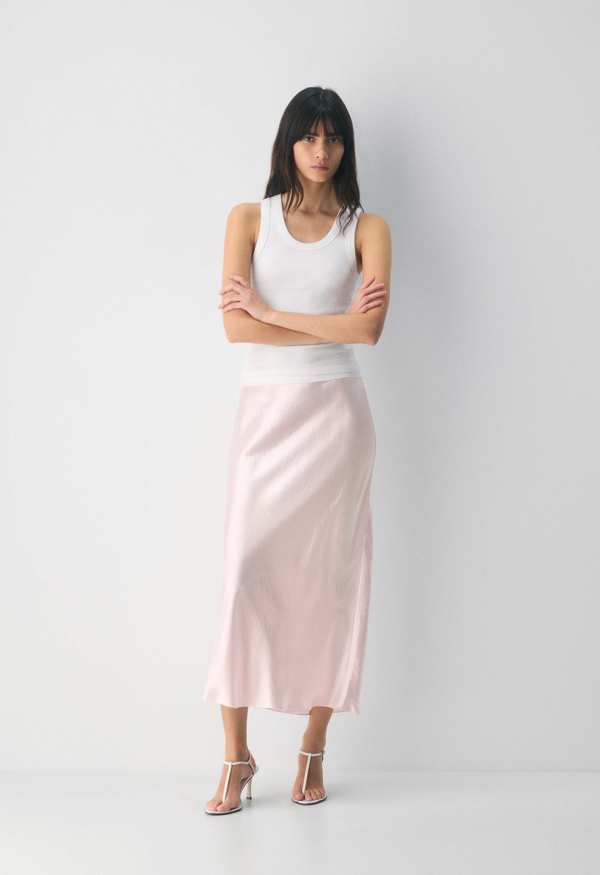 Slip Satin Maxi Skirt