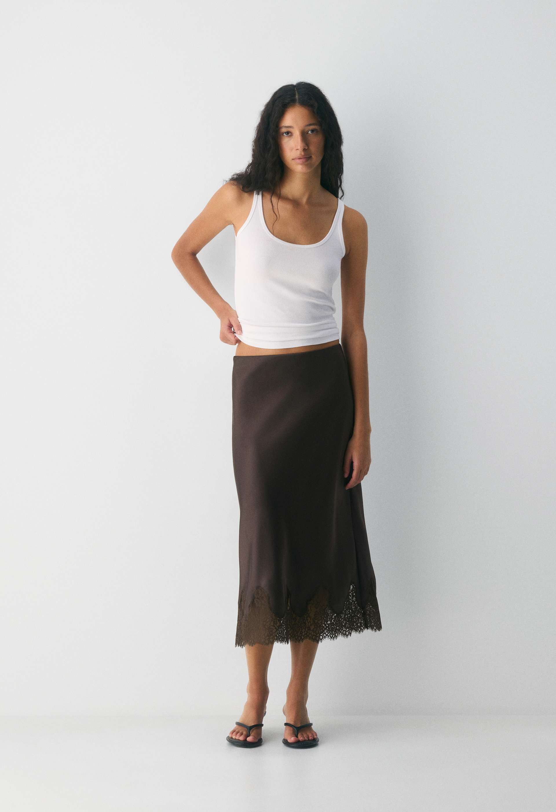 Henrietta Satin Skirt | Aritzia US
