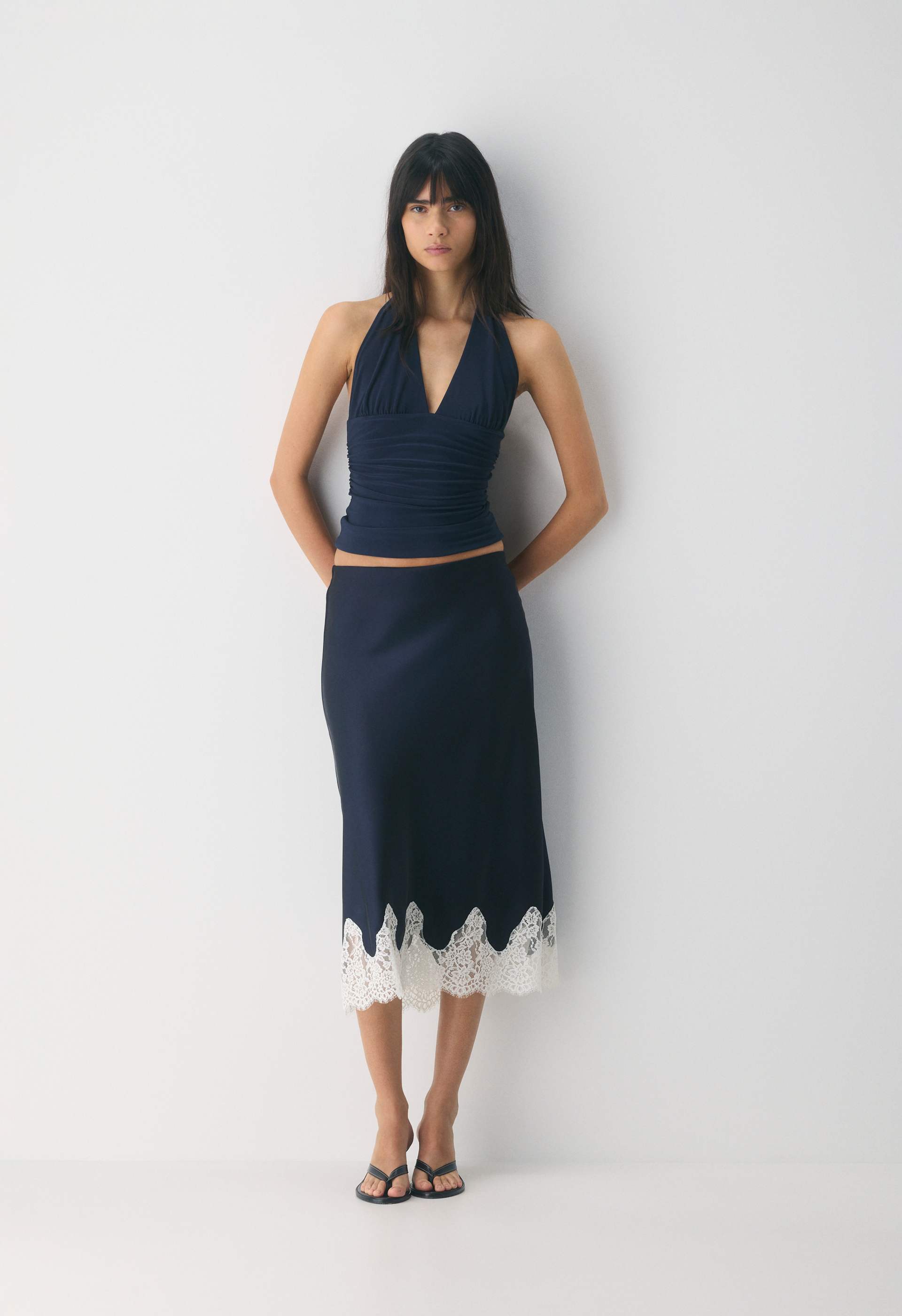 Henrietta Satin Skirt