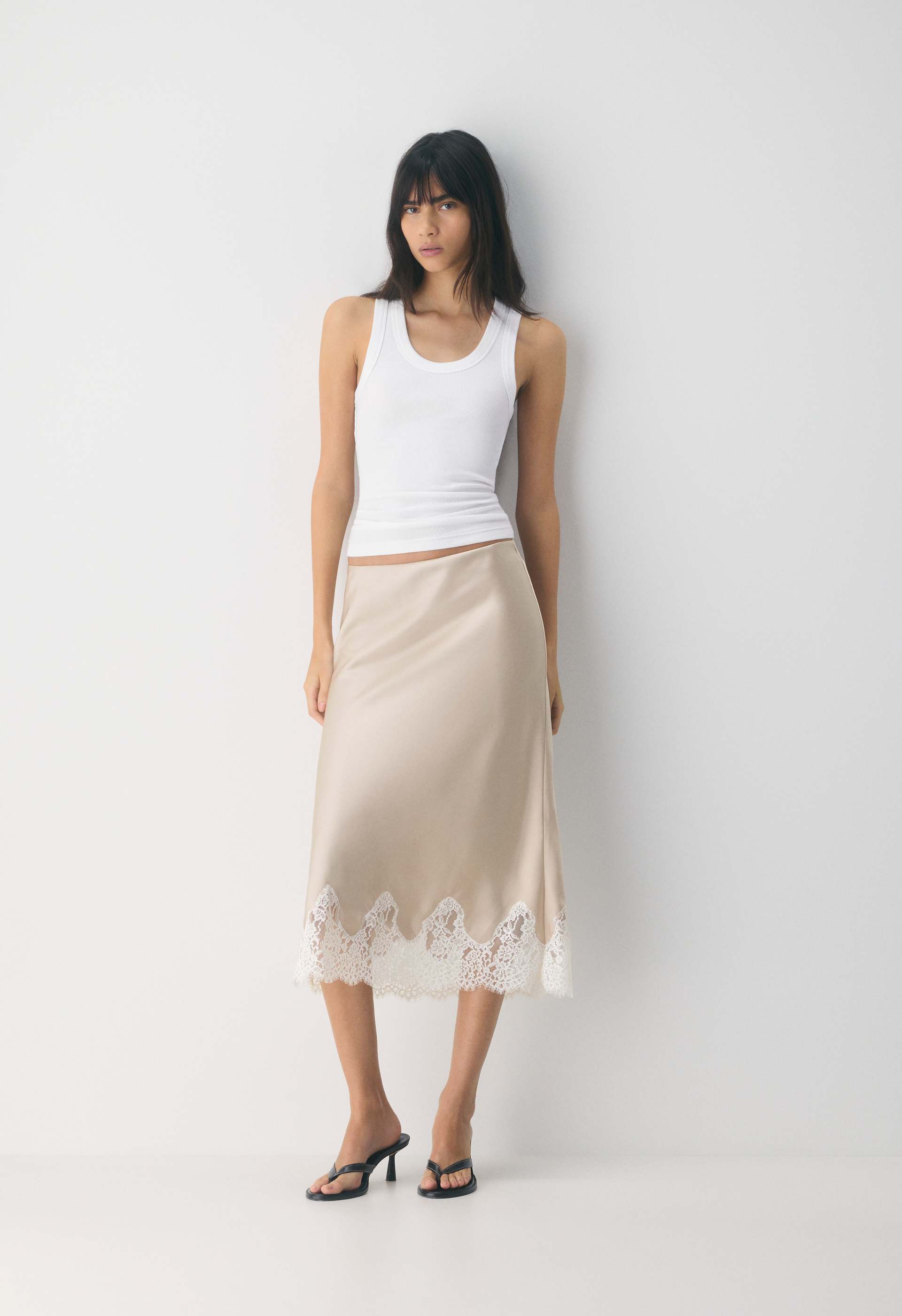 Henrietta Satin Skirt