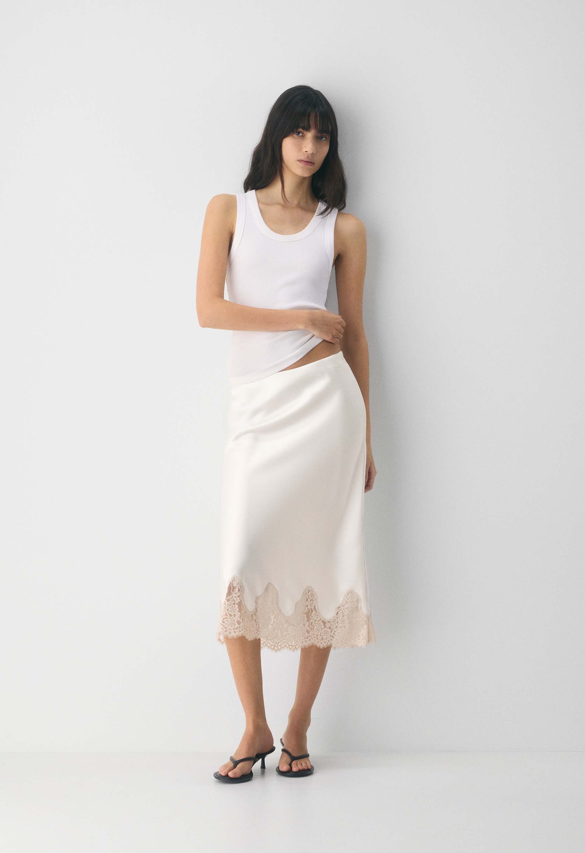 Henrietta Satin Skirt | Aritzia US