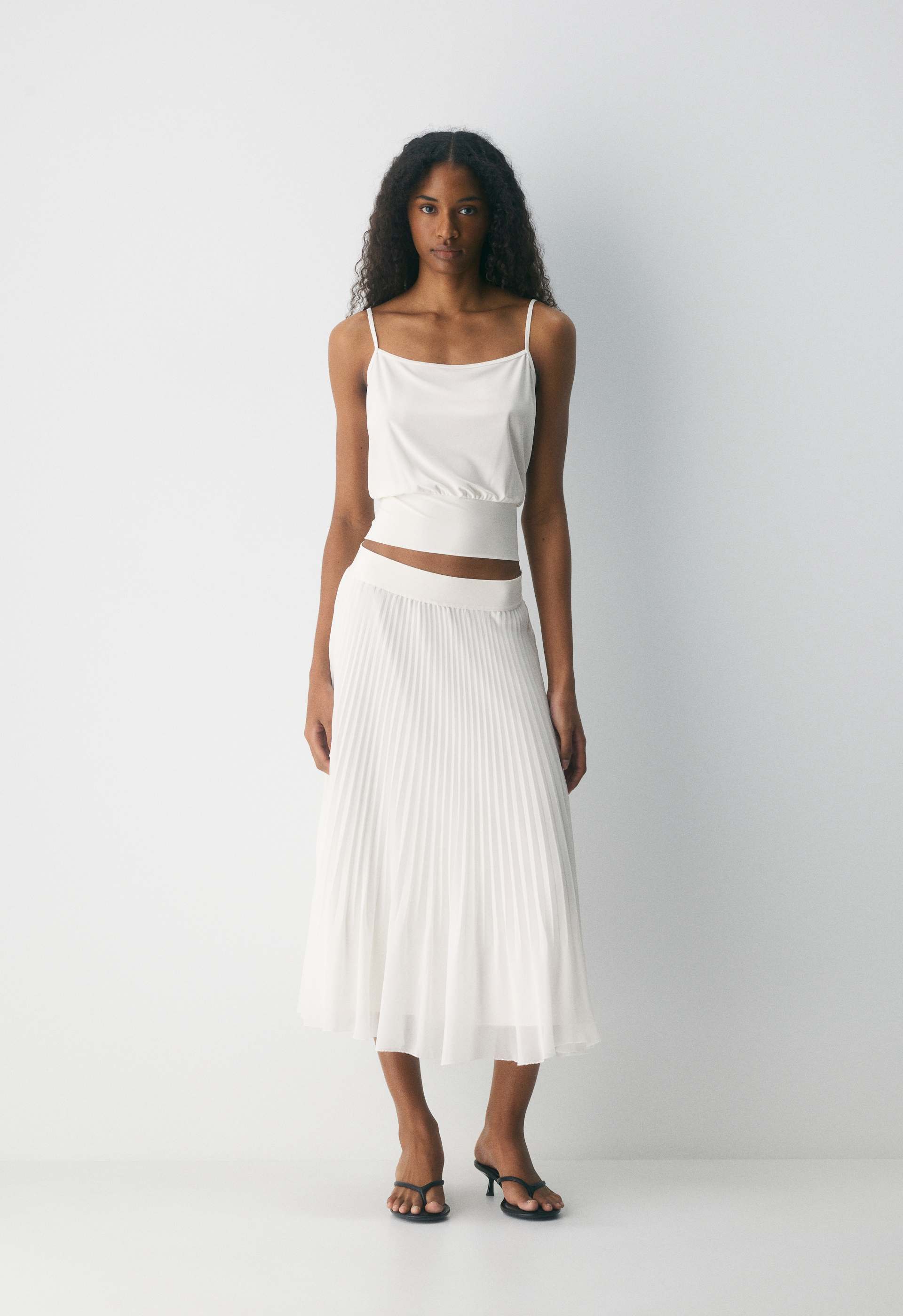 Twirl Pleated Skirt