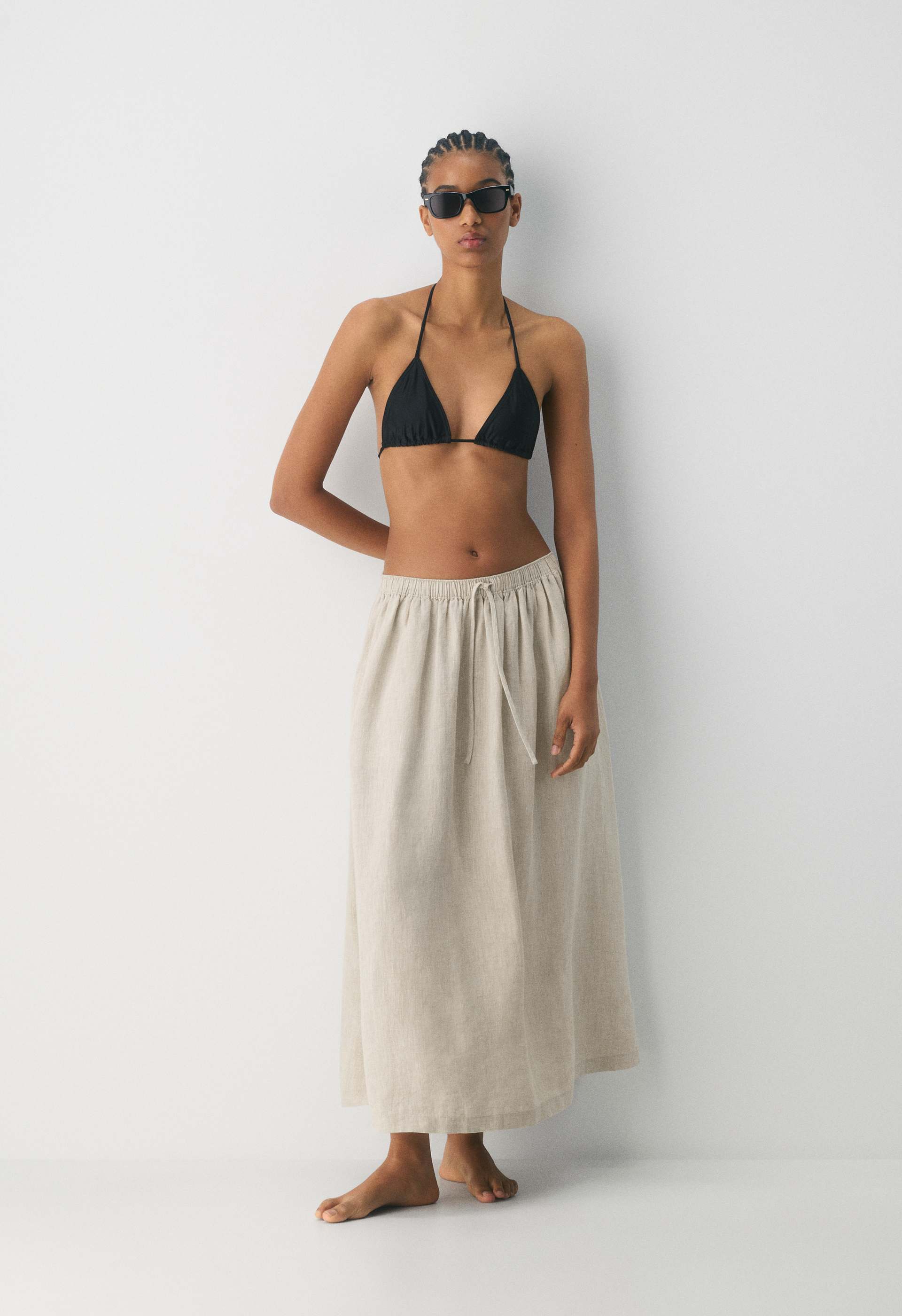 Socialite Linen Skirt