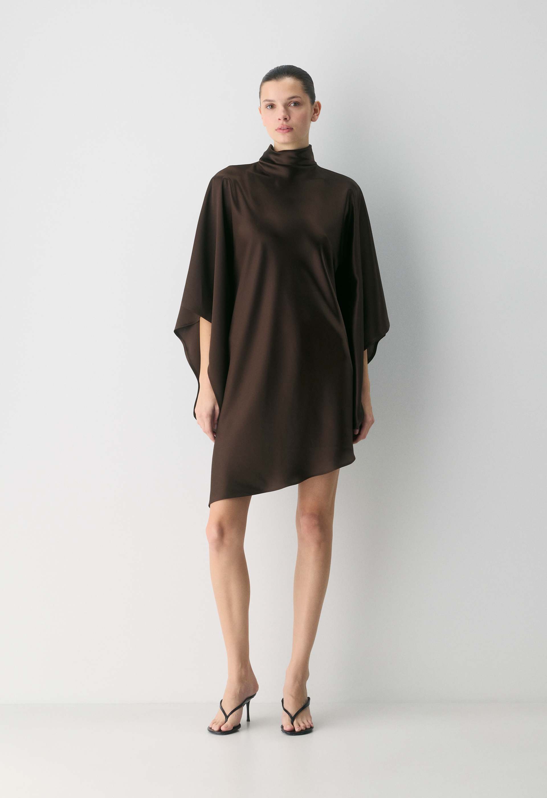 Fan Satin Dress
