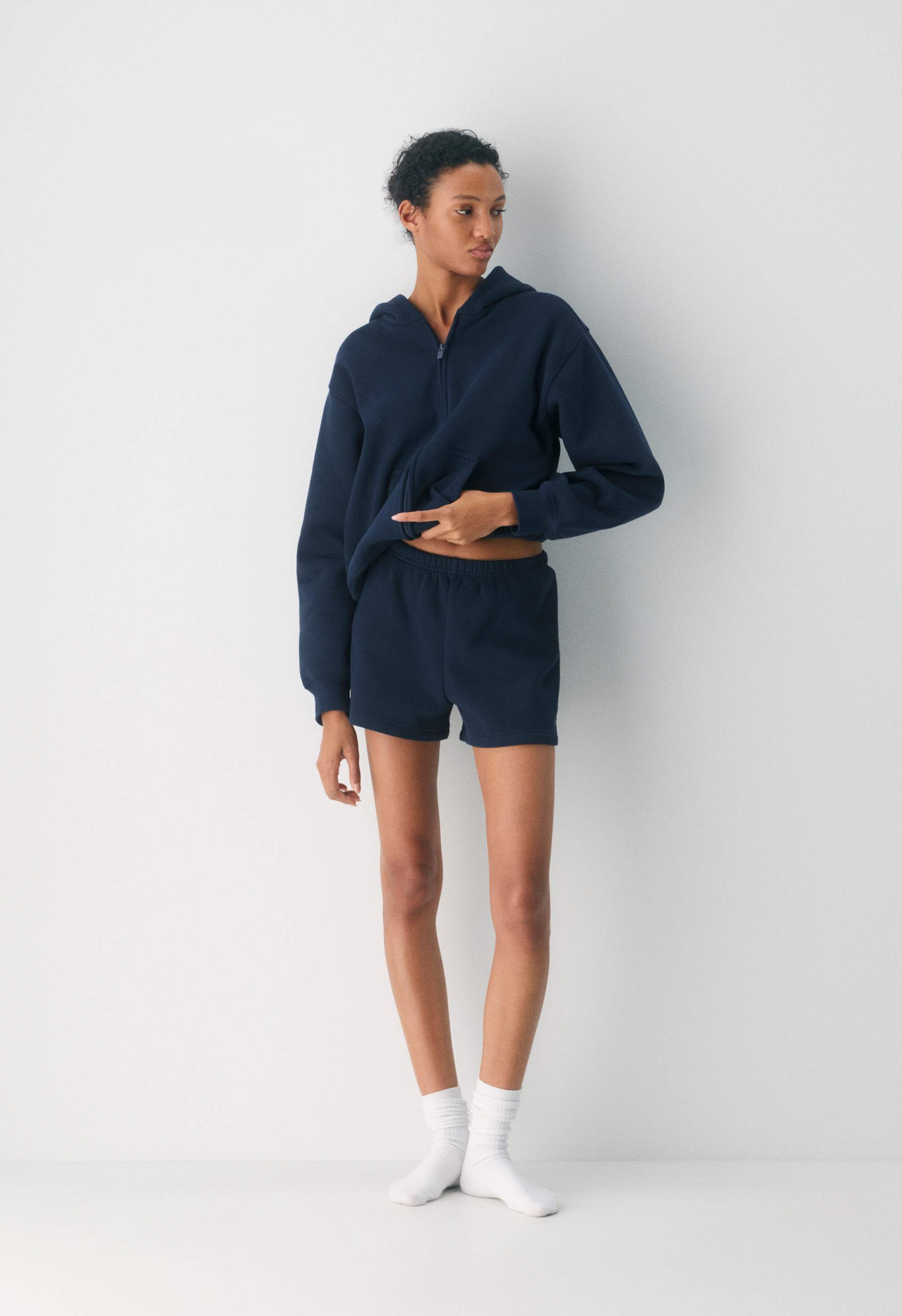 Cozy Sweatfleece Perfect Hi-Rise Mini Short from Aritzia