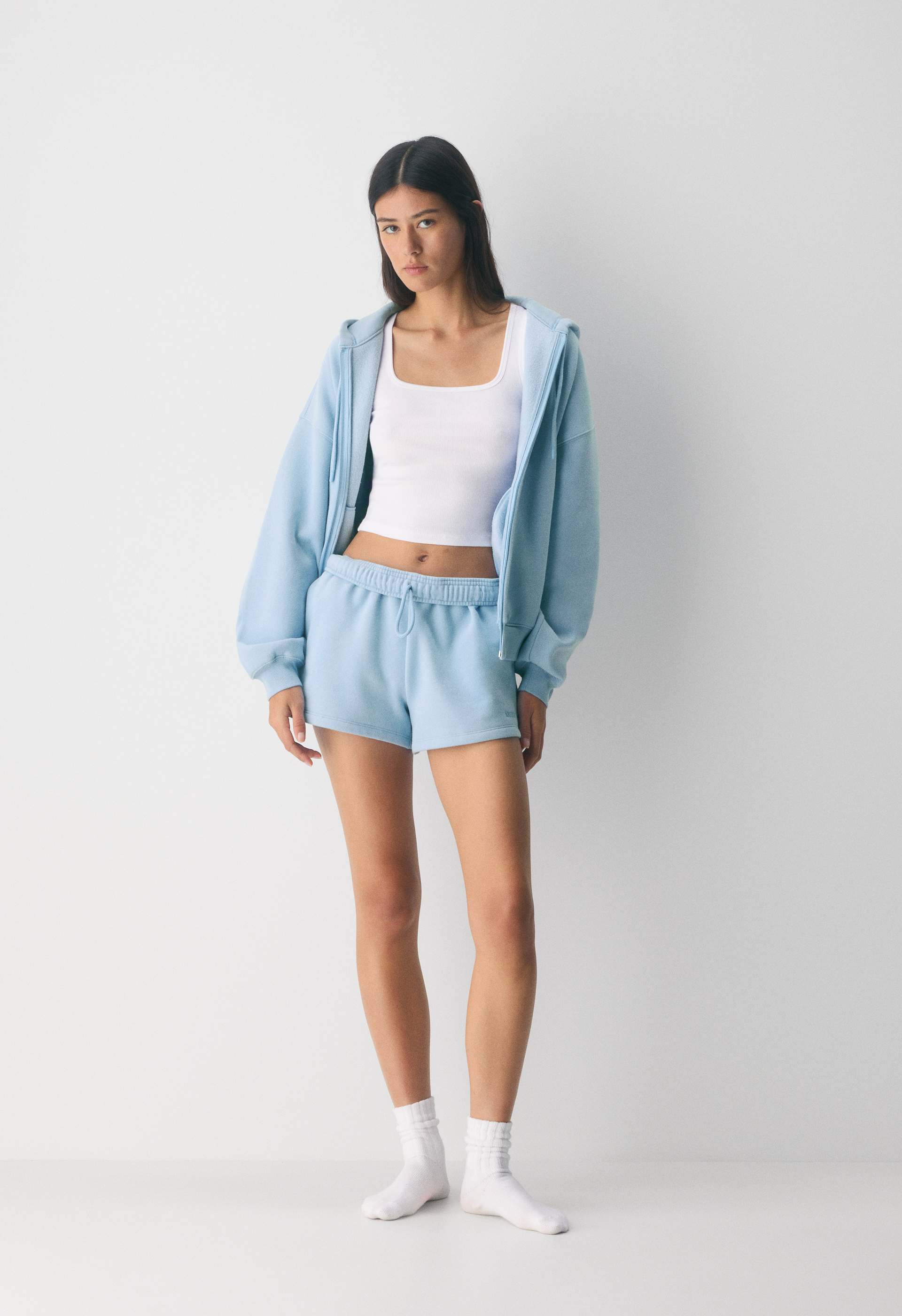 Cozy Sweatfleece Mega Hi-Rise Mini Short | Aritzia US