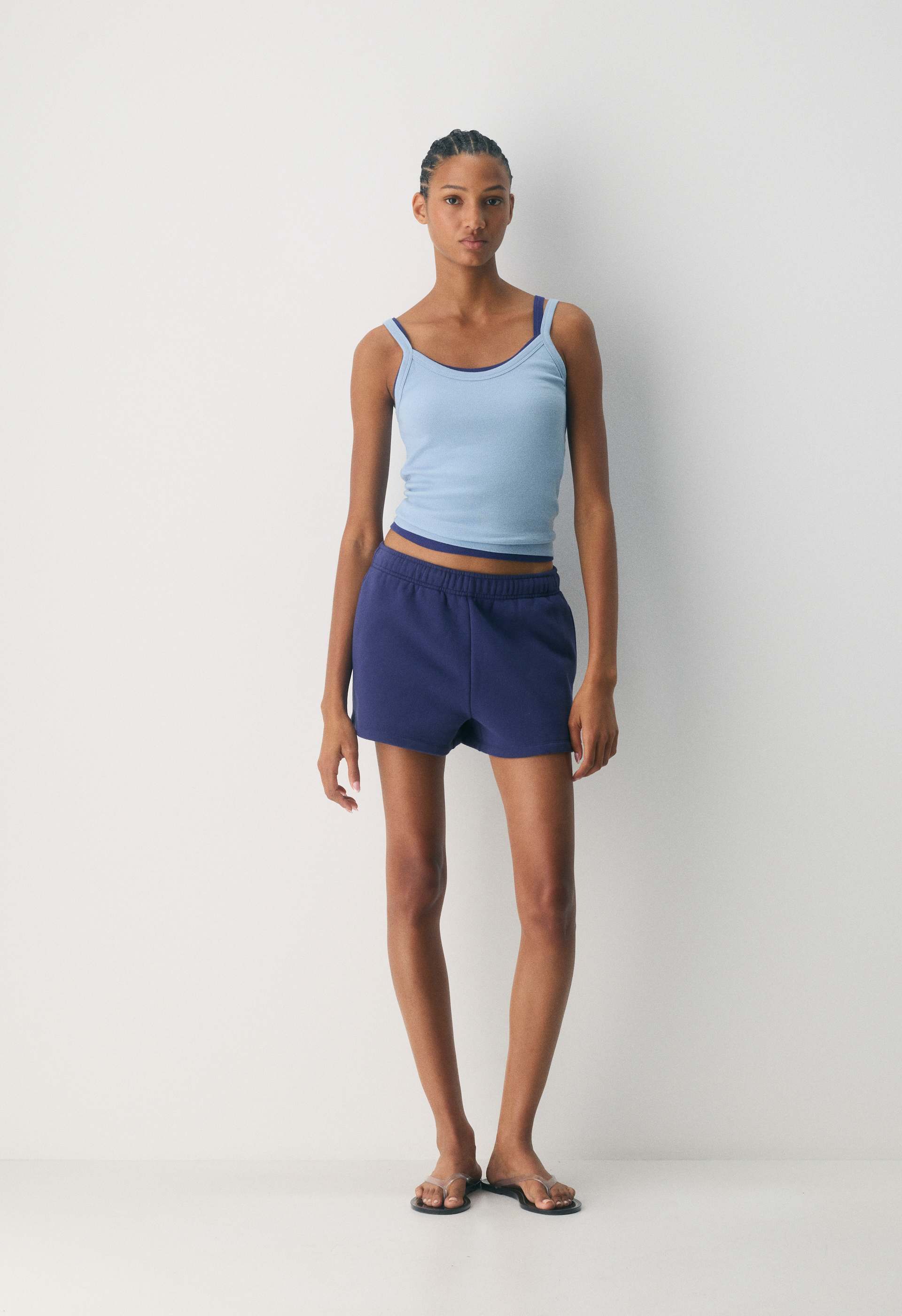 Cozy Sweatfleece Mega Hi-Rise Mini Short | Aritzia US