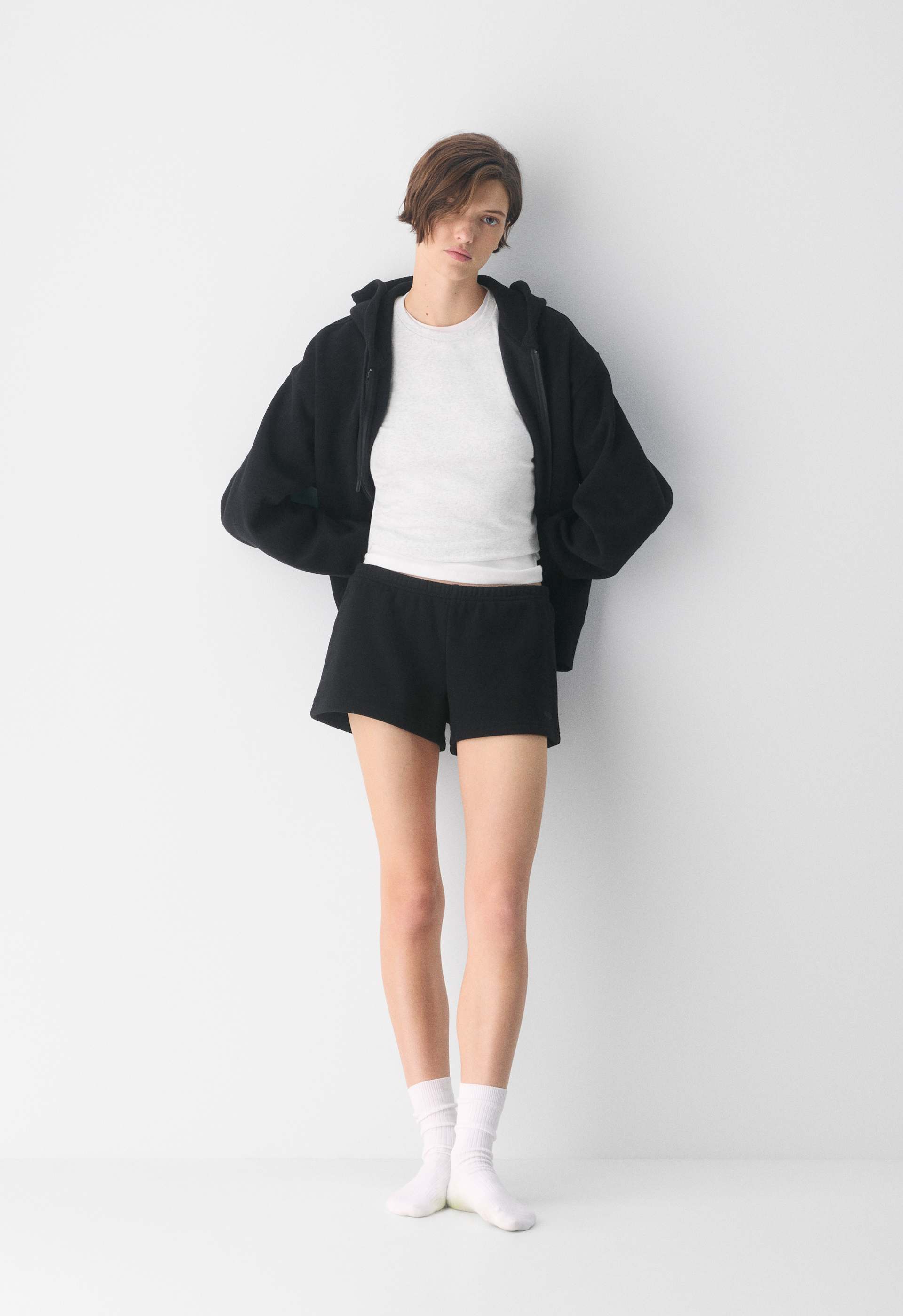 Cozy Sweatfleece Boyfriend Lo-Rise Mini Short