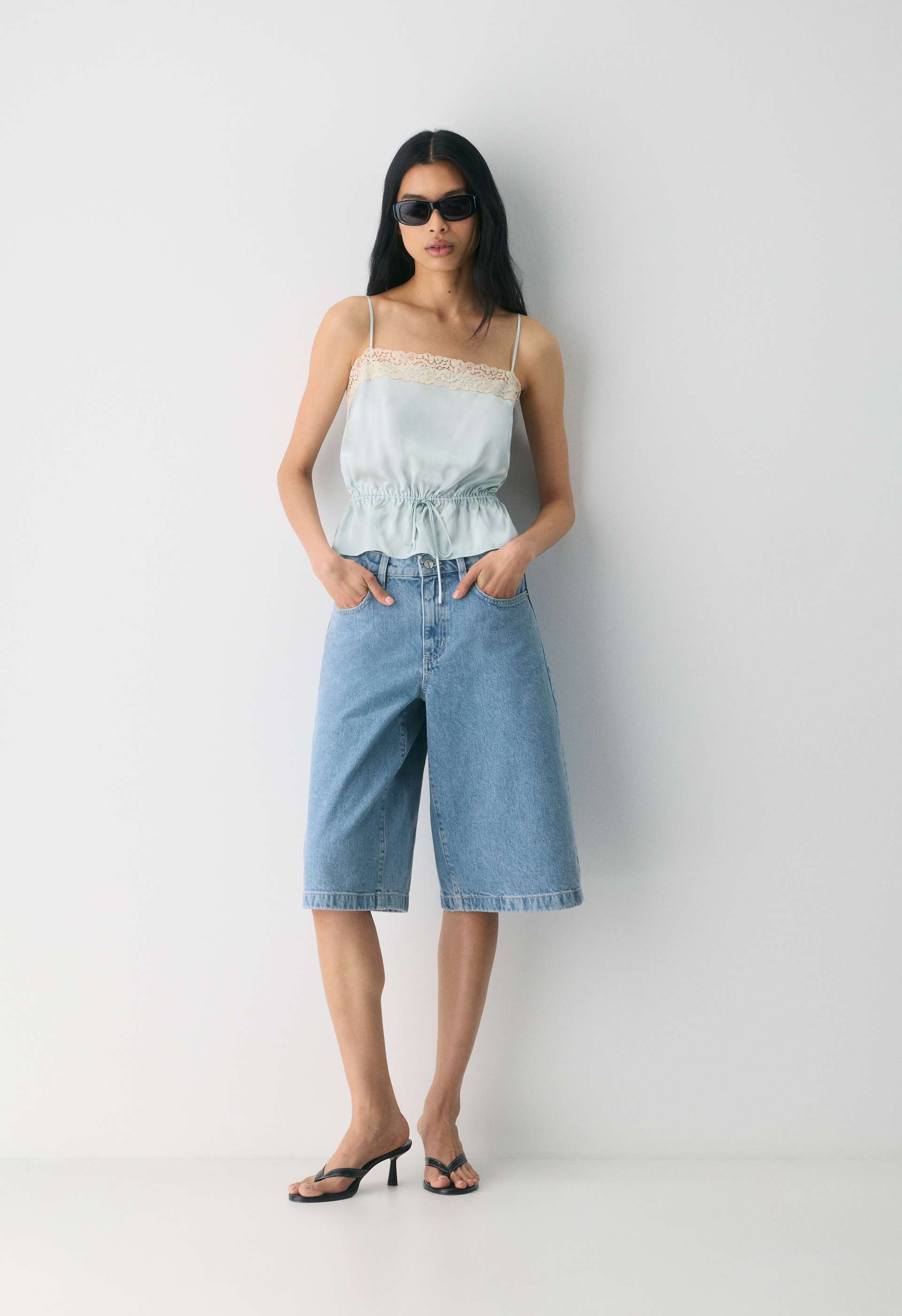 Publicity Below-Knee Denim Short
