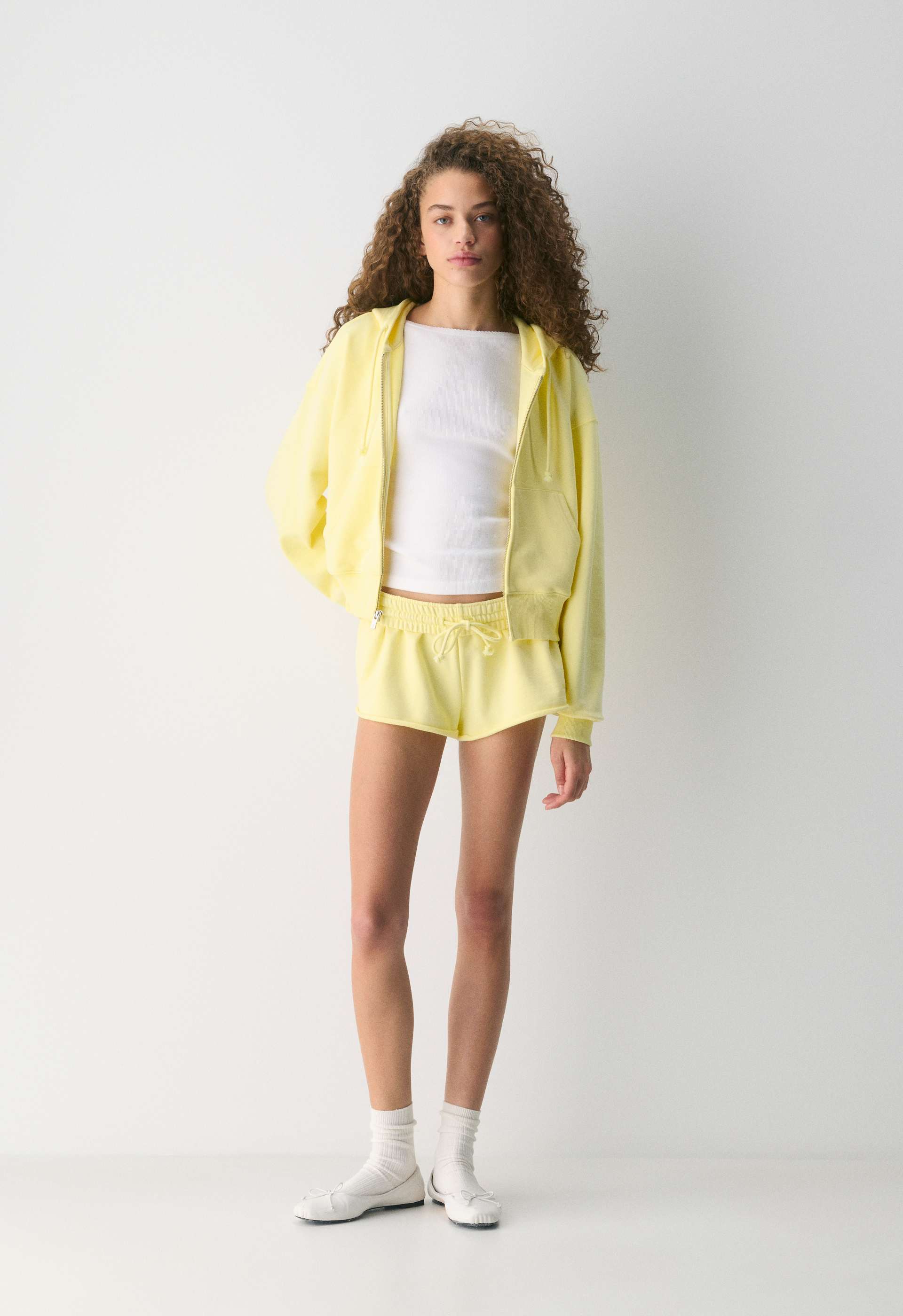 Terry Sweatfleece Boyfriend Micro Short