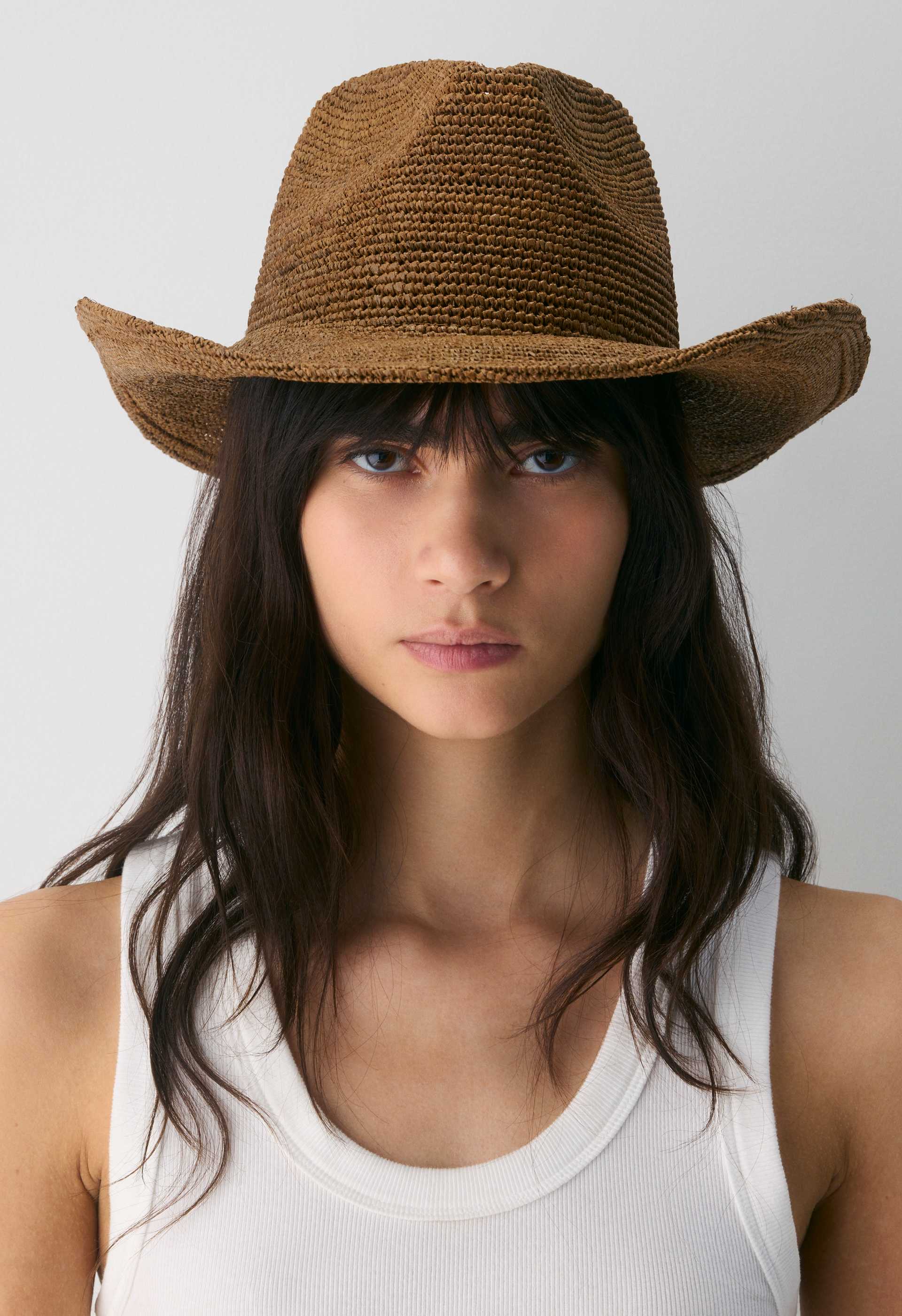 Lasso Raffia Cowboy Hat | Aritzia US display picture 2