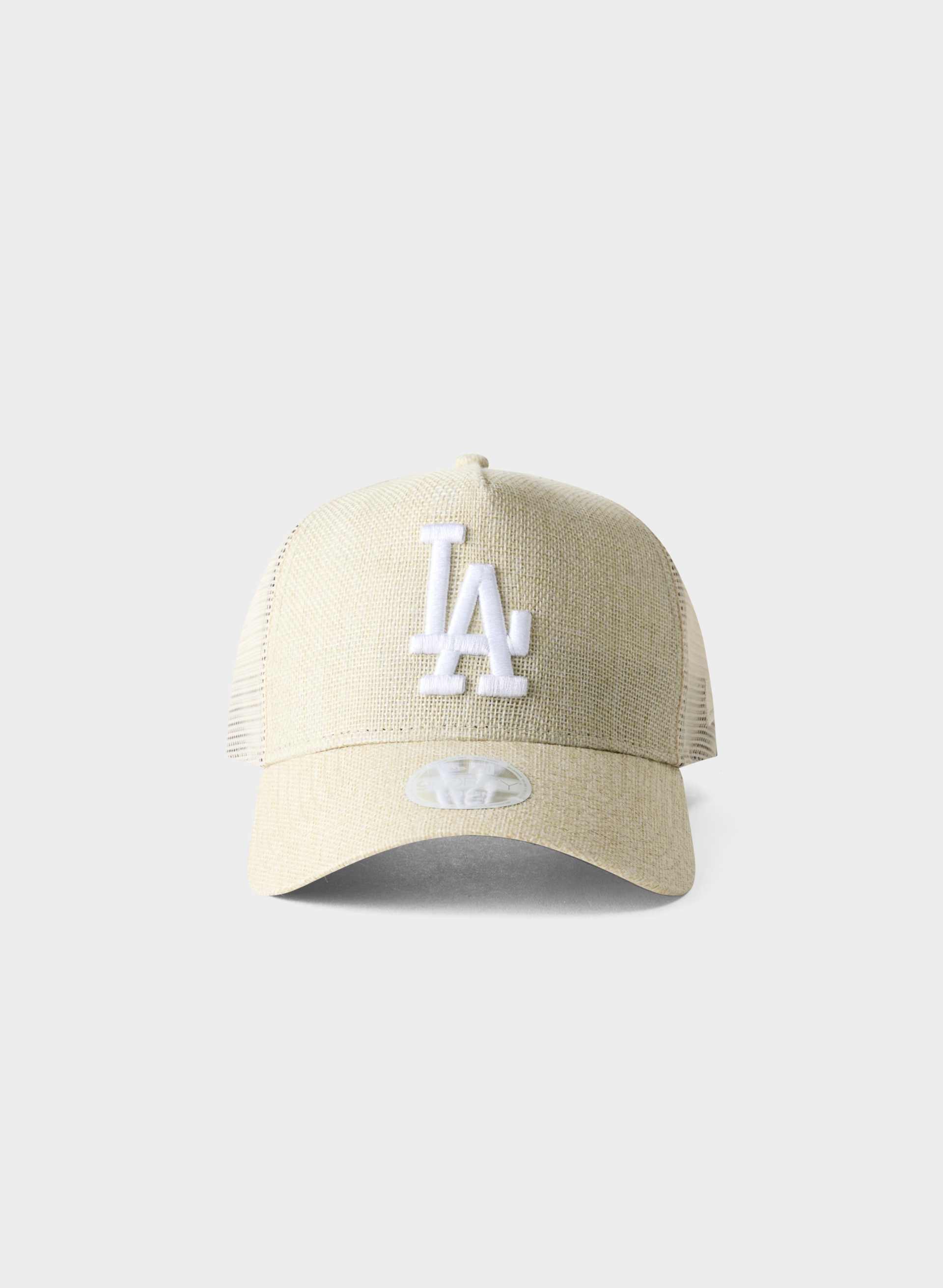 LA DODGERS 9FORTY RAFFIA A-FRAME TRUCKER HAT