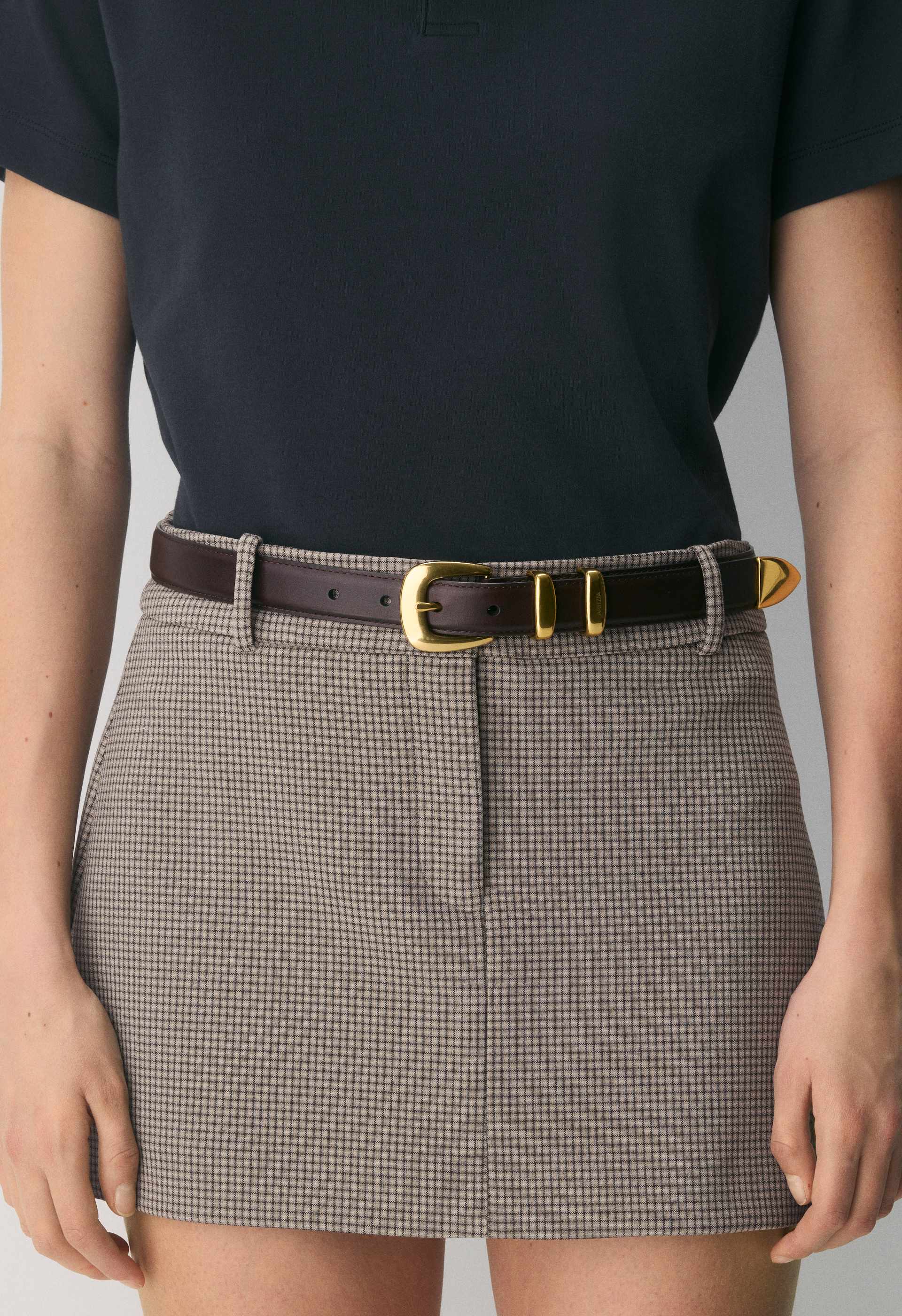 Legendary Solid Brass Leather Belt
