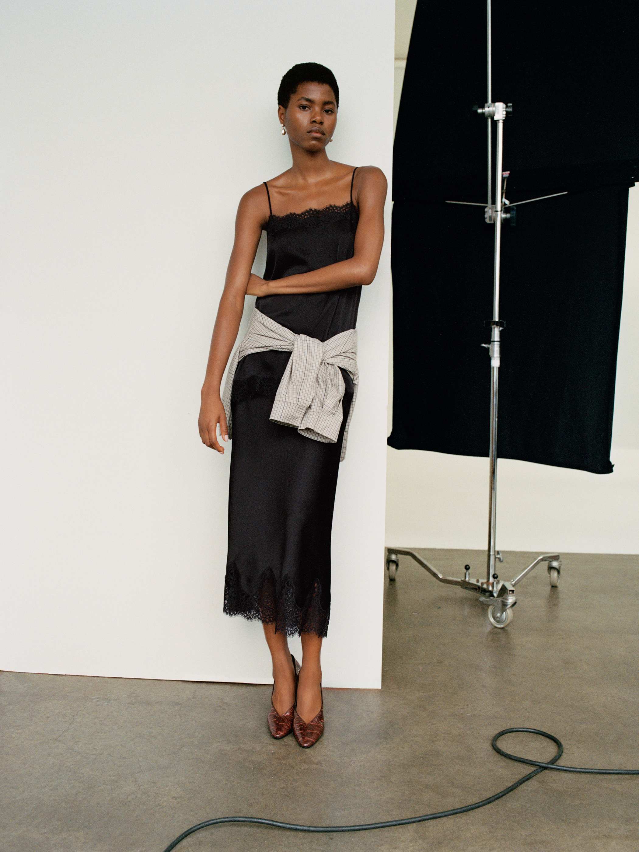 Henrietta Satin Skirt | Aritzia CA