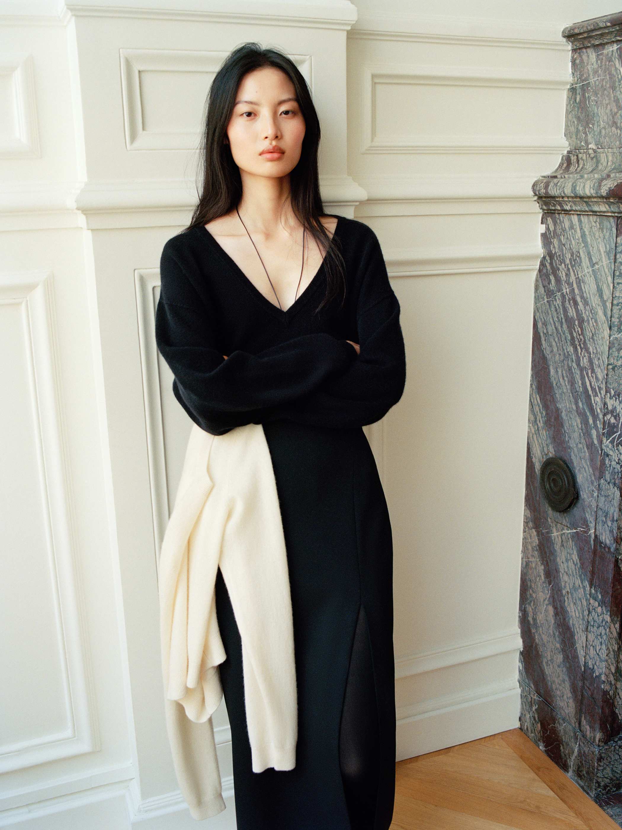 aritzia black sweater dress US Short-Mini