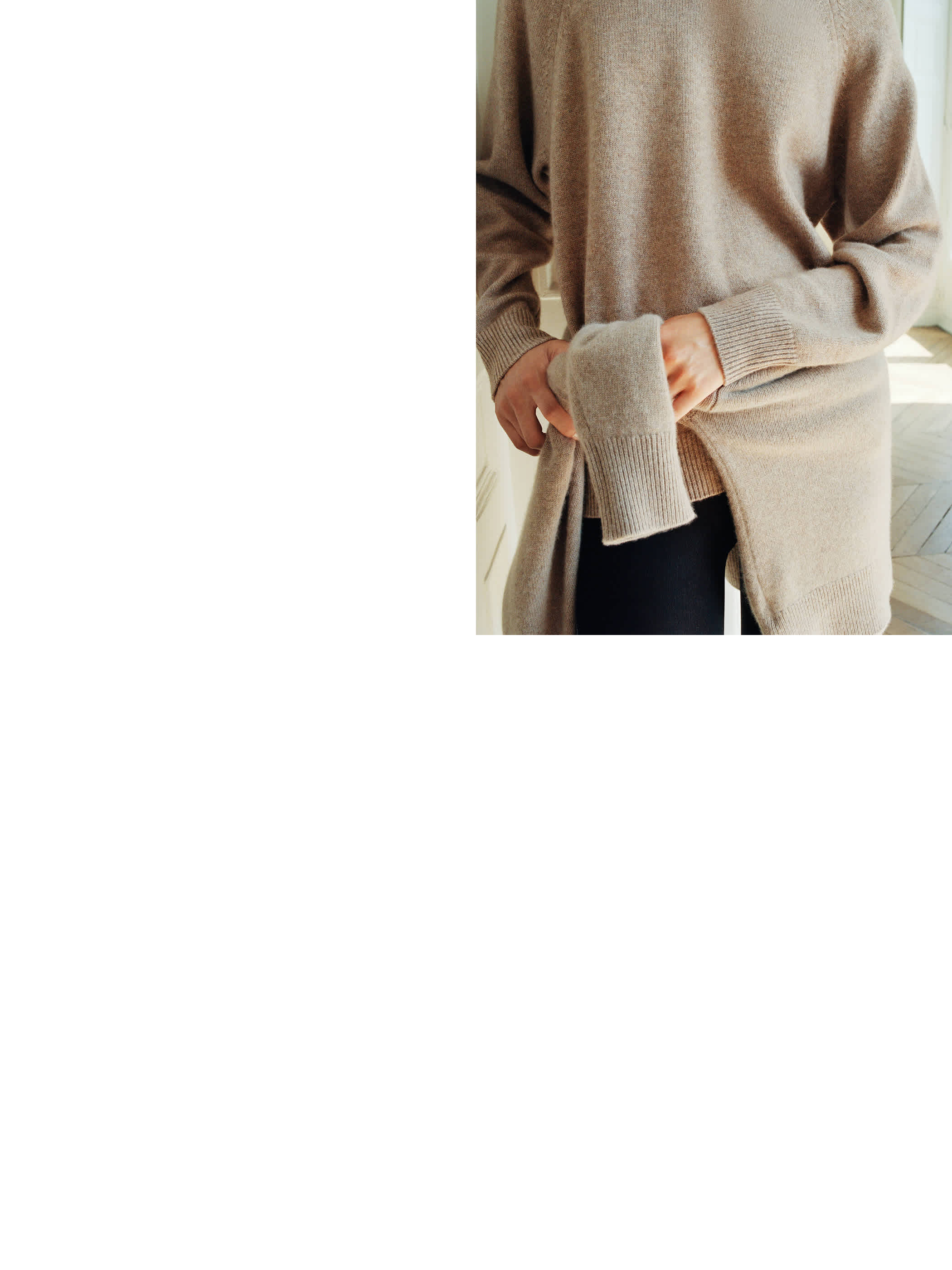 ESSENTIAL WOOL CASHMERE ISABELLE SWEATER | Aritzia