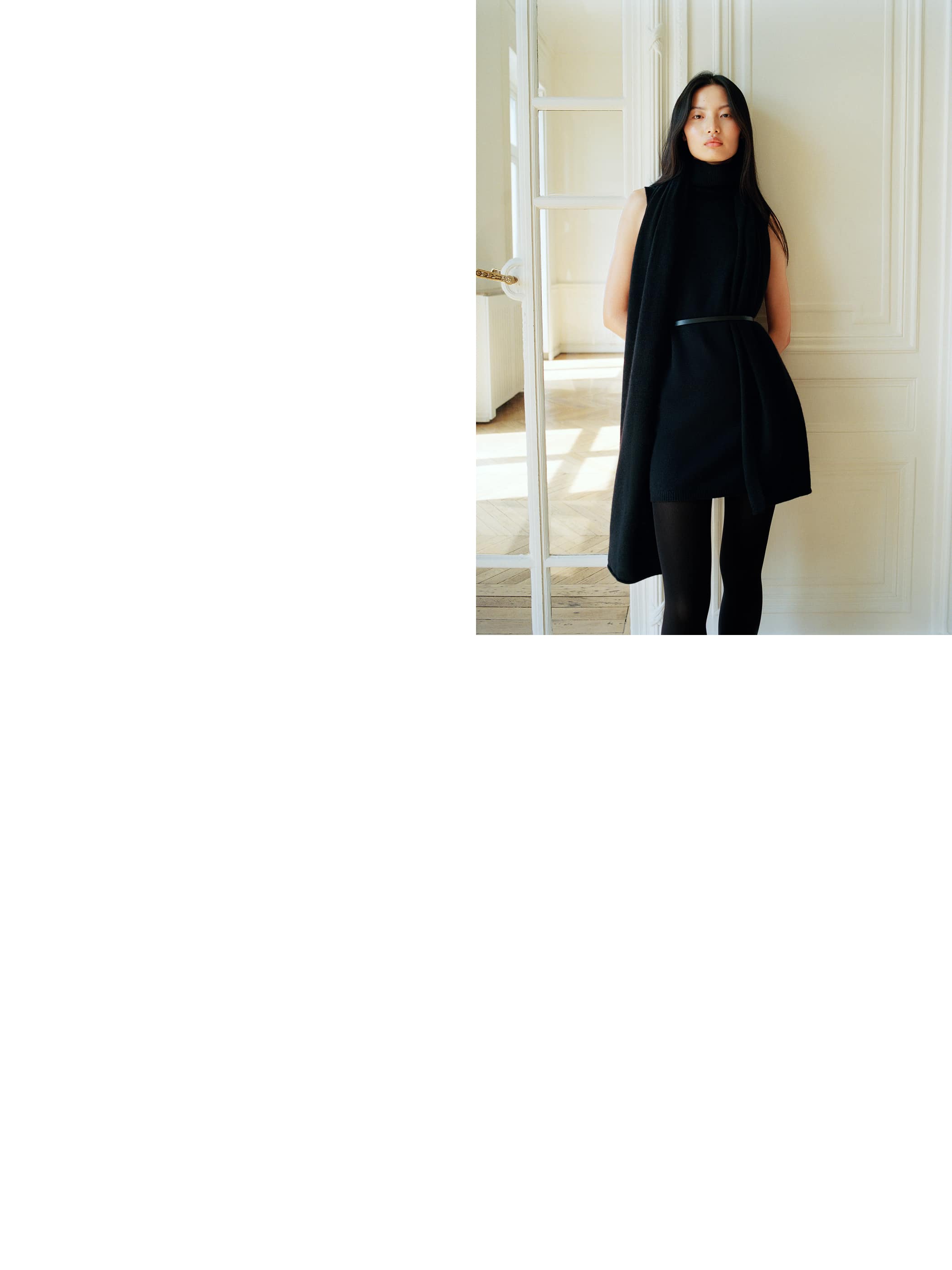 ESSENTIAL WOOL CASHMERE OUTLINE DRESS | Aritzia