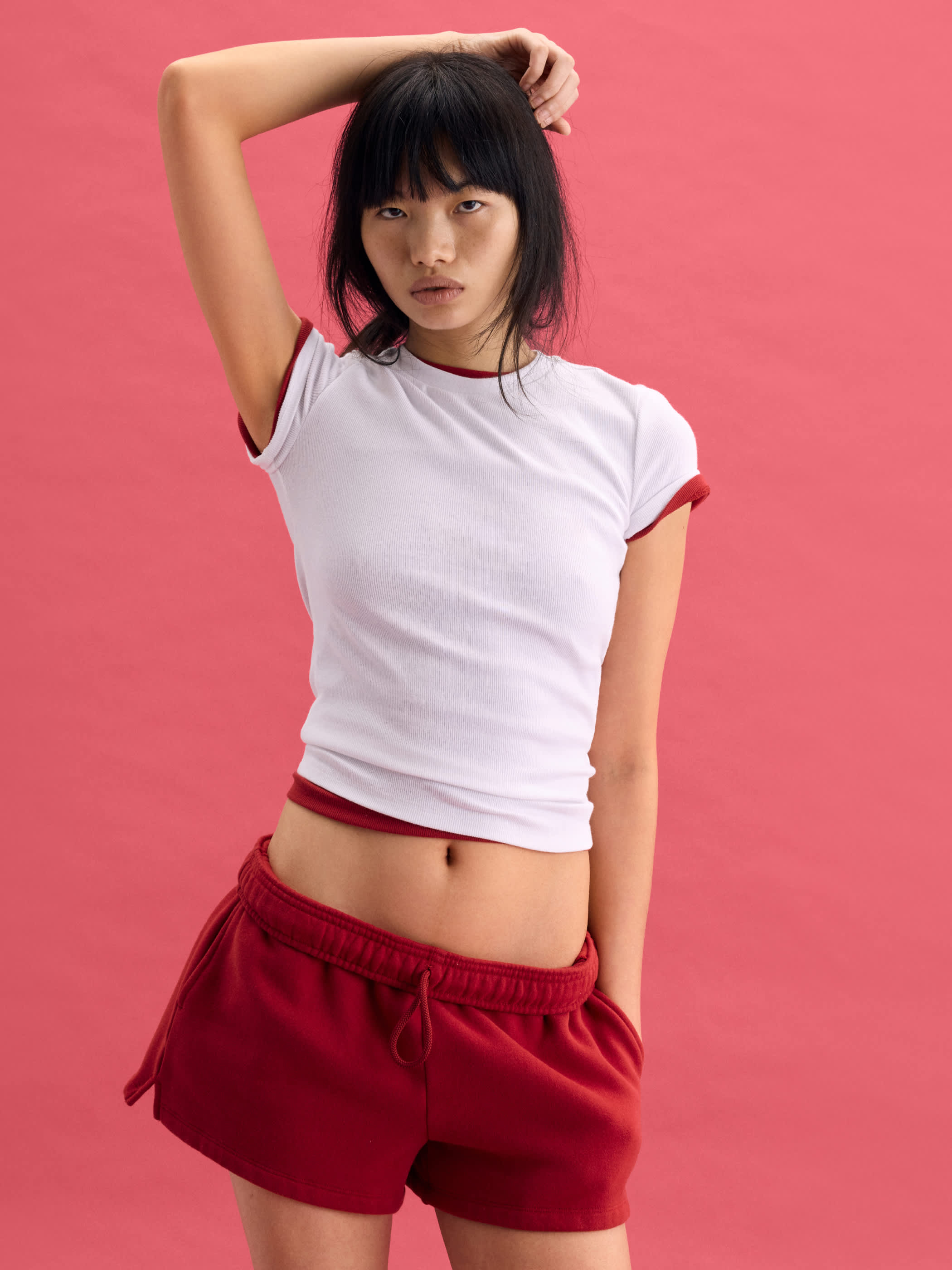 HOMESTRETCH™ RIB TUNE T-SHIRT | Aritzia