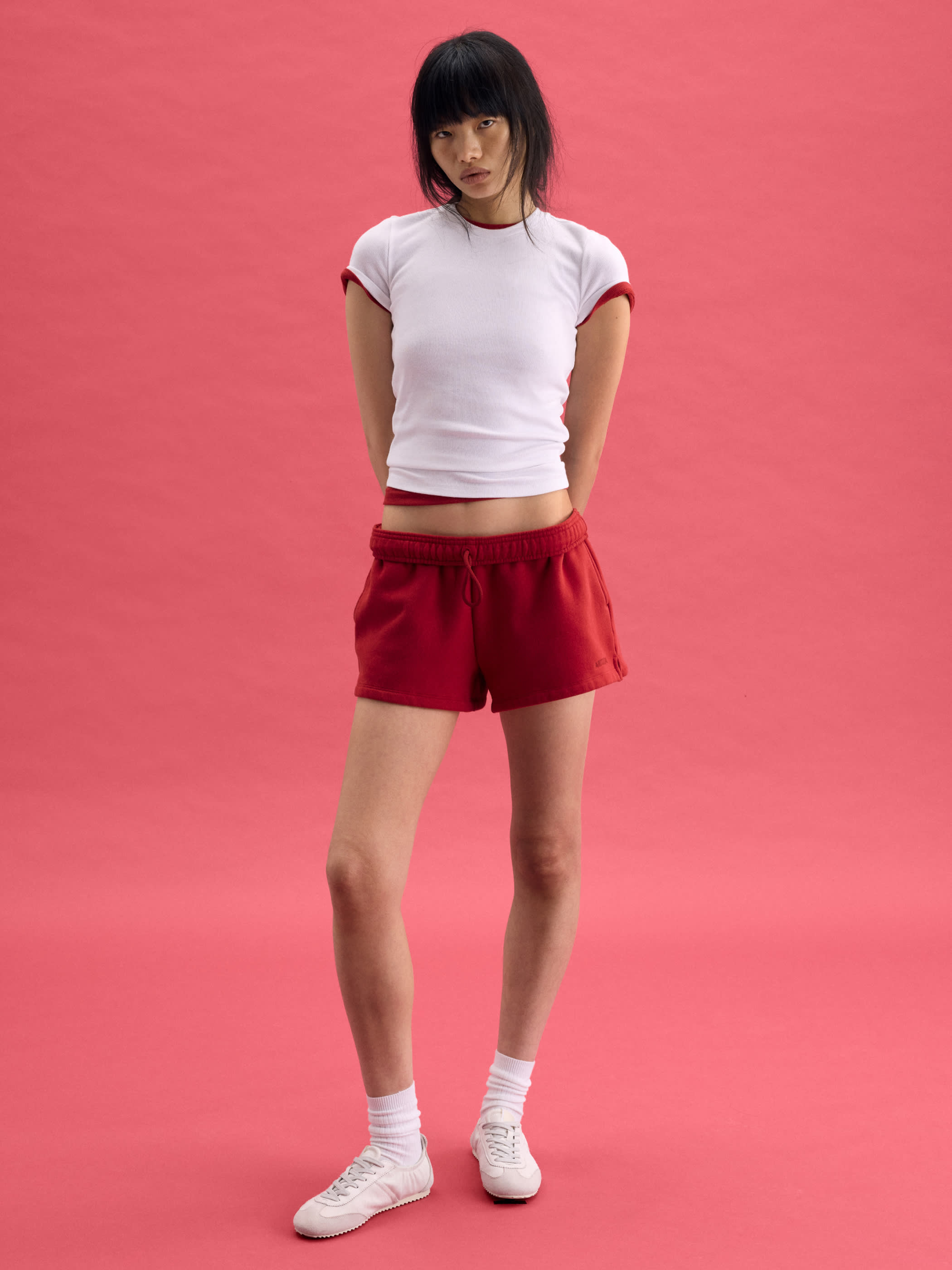 Cozy Sweatfleece Mega Hi-Rise Mini Short | Aritzia US