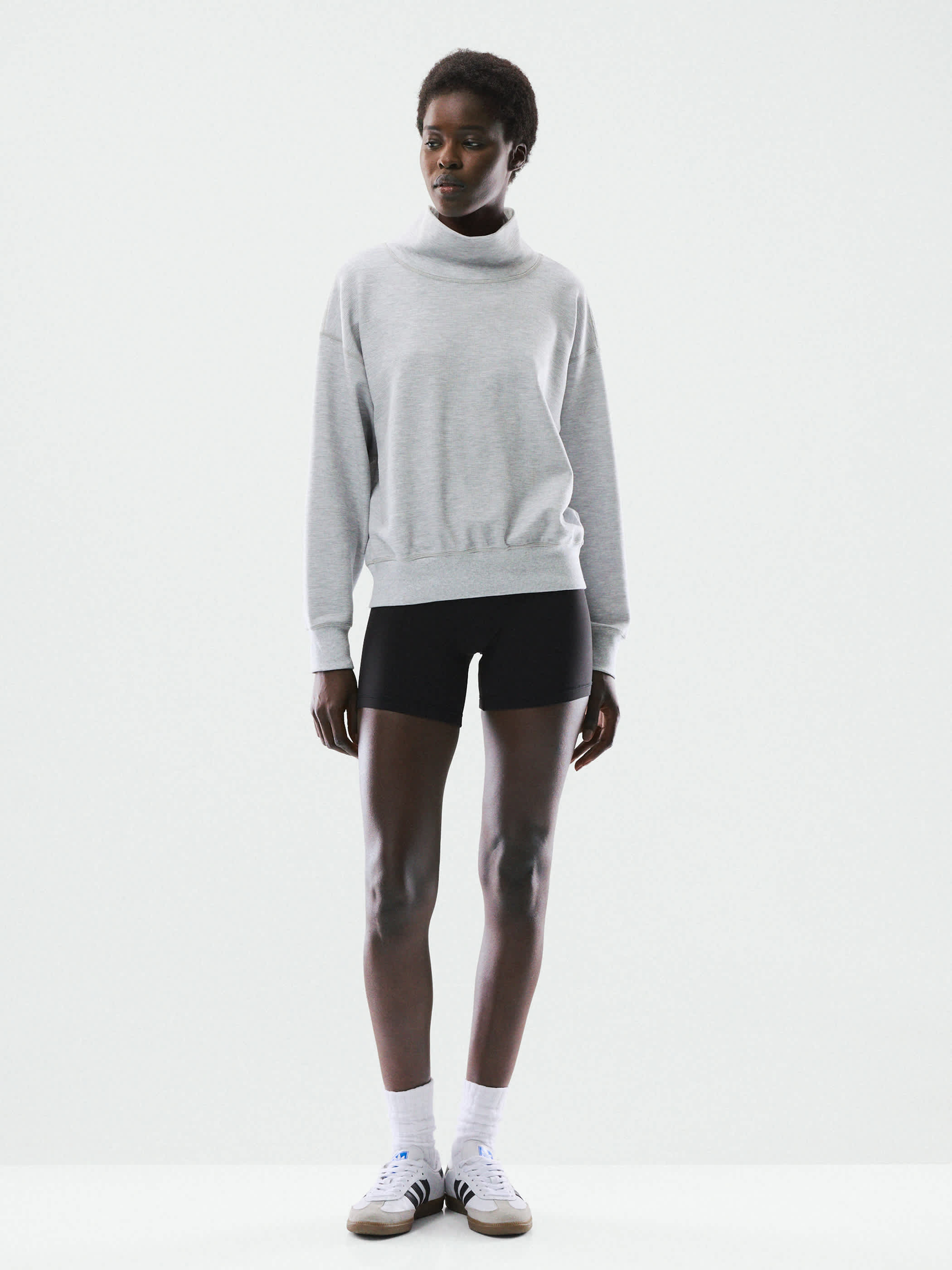 WAFFLEX RECUPERATE FUNNEL NECK | Aritzia