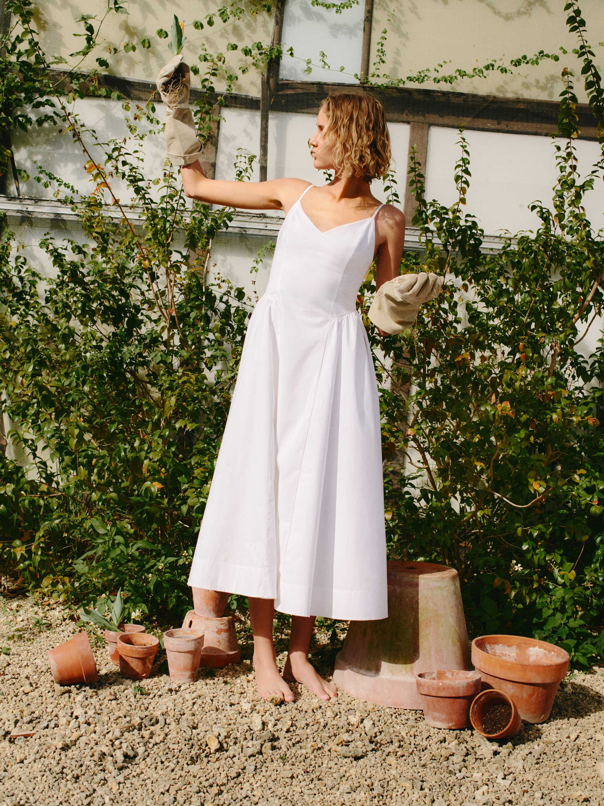 aritzia white dress Amazon's Summer Fashion Drops Look Like  Under $30 layer fabric for a supportive Technique Poplin Dress | Aritzia