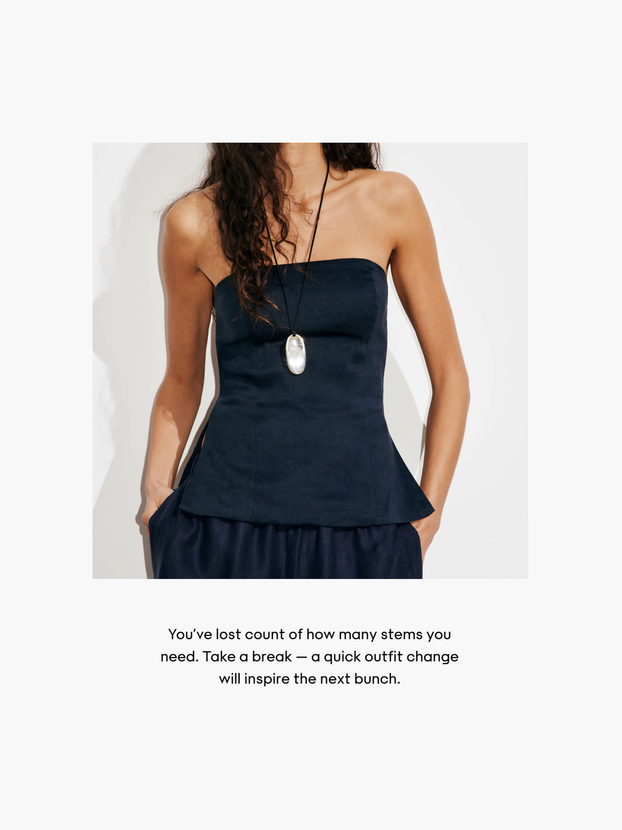 POSH LINEN TUBE TOP | Aritzia