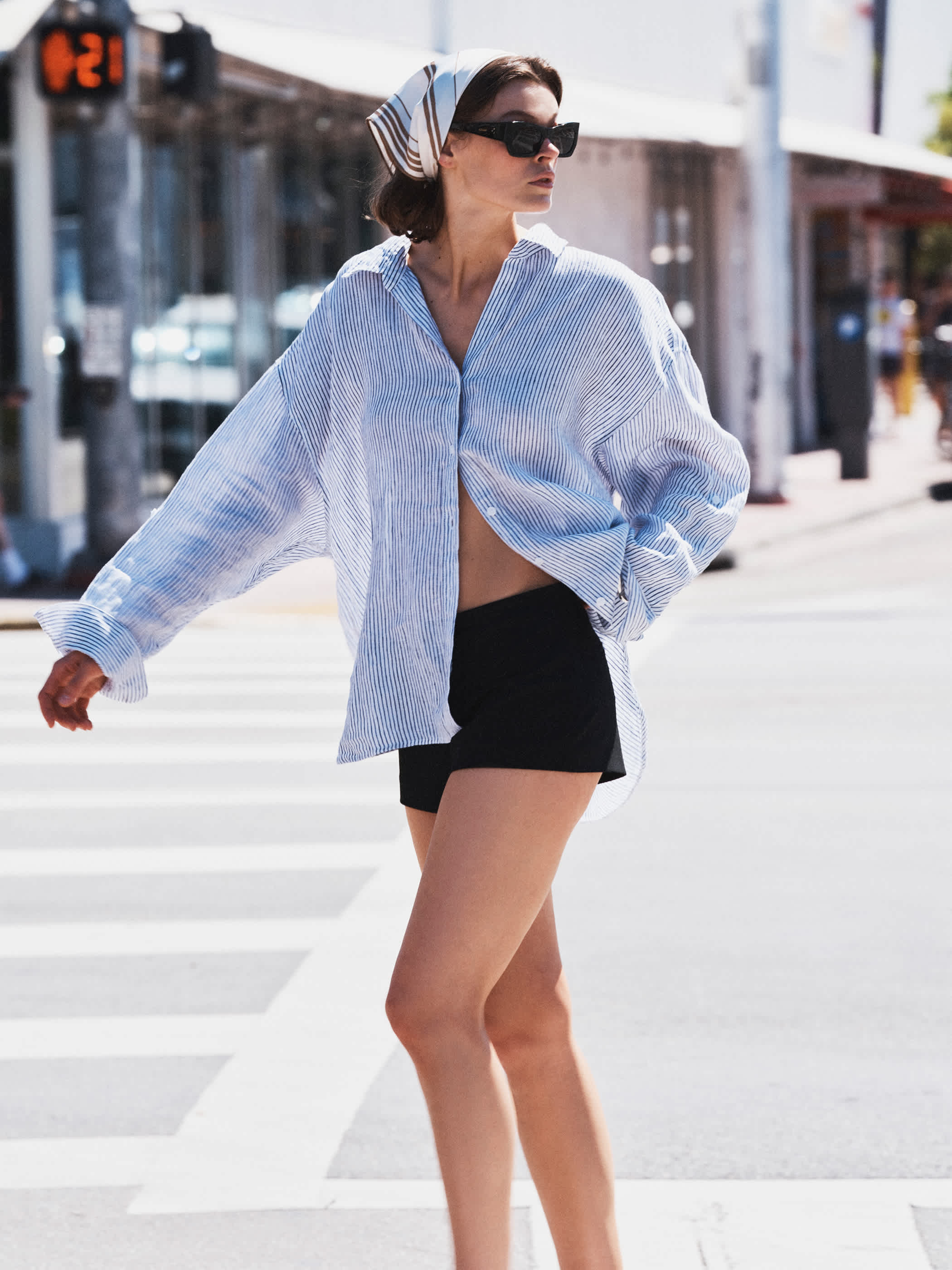 ARCHIVE LINEN SHIRT | Aritzia