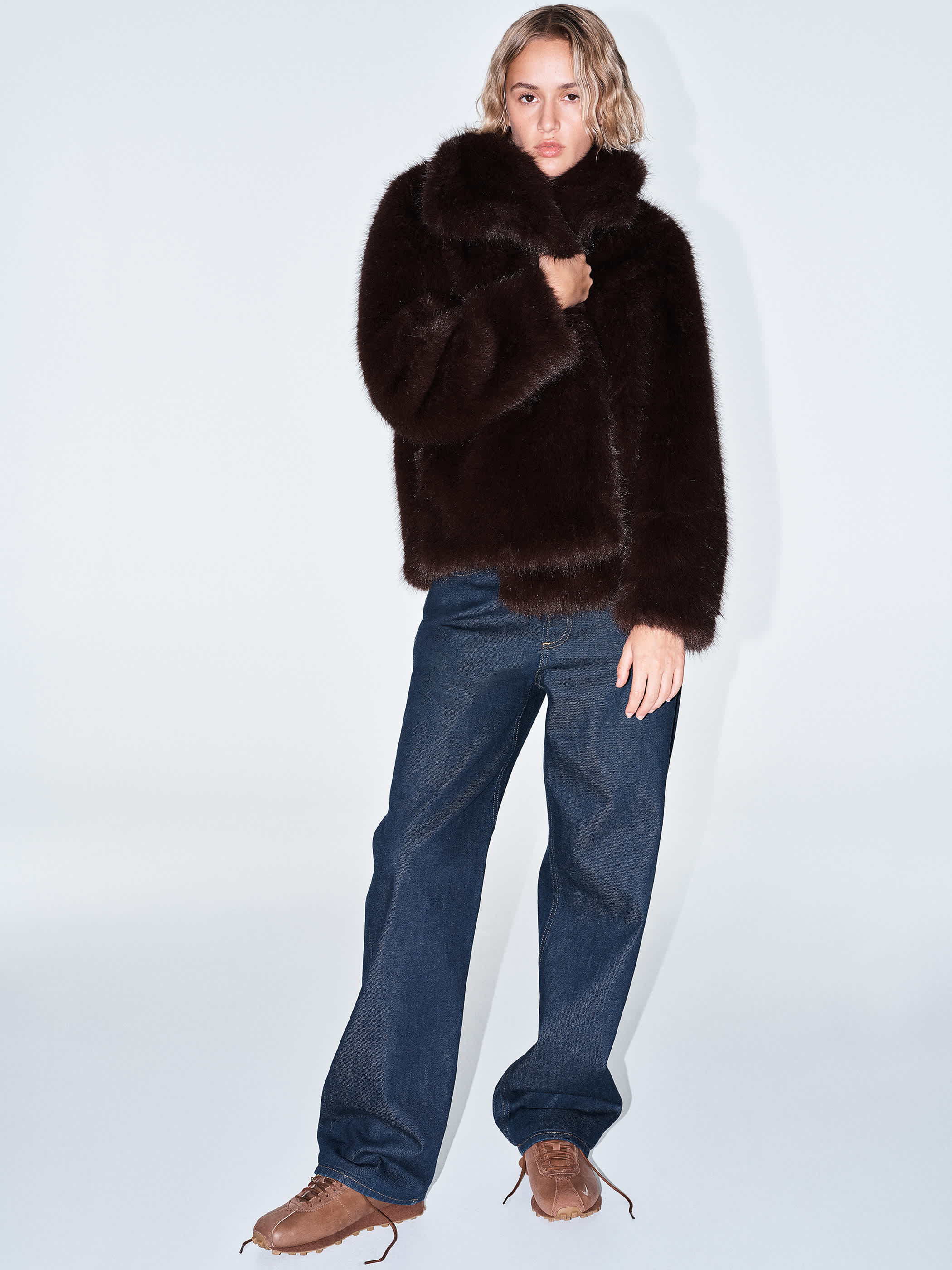 St. Moritz Coat - Arctic Faux Fur | Aritzia US