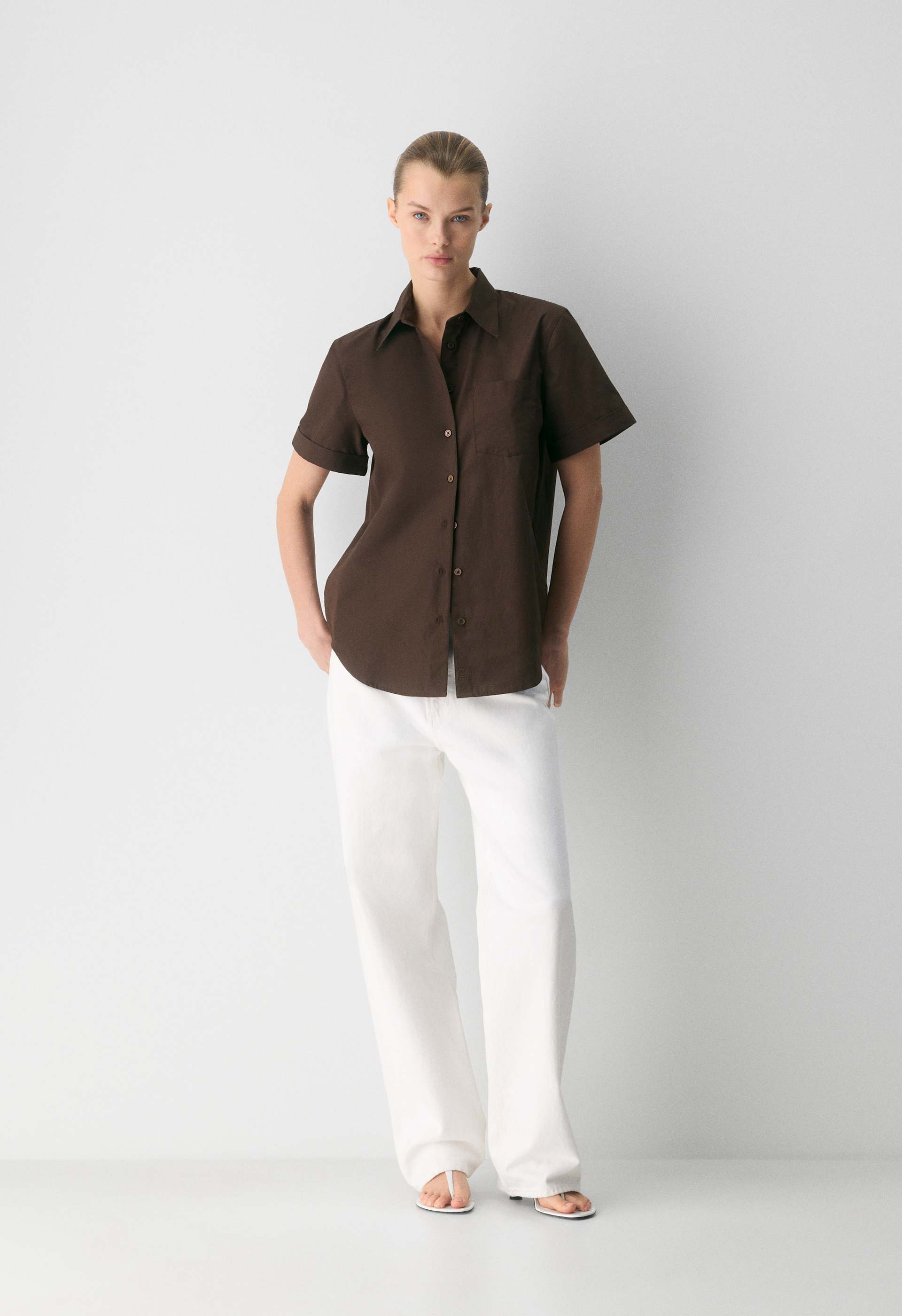 Aritzia MONIKER POPLIN SHIRT