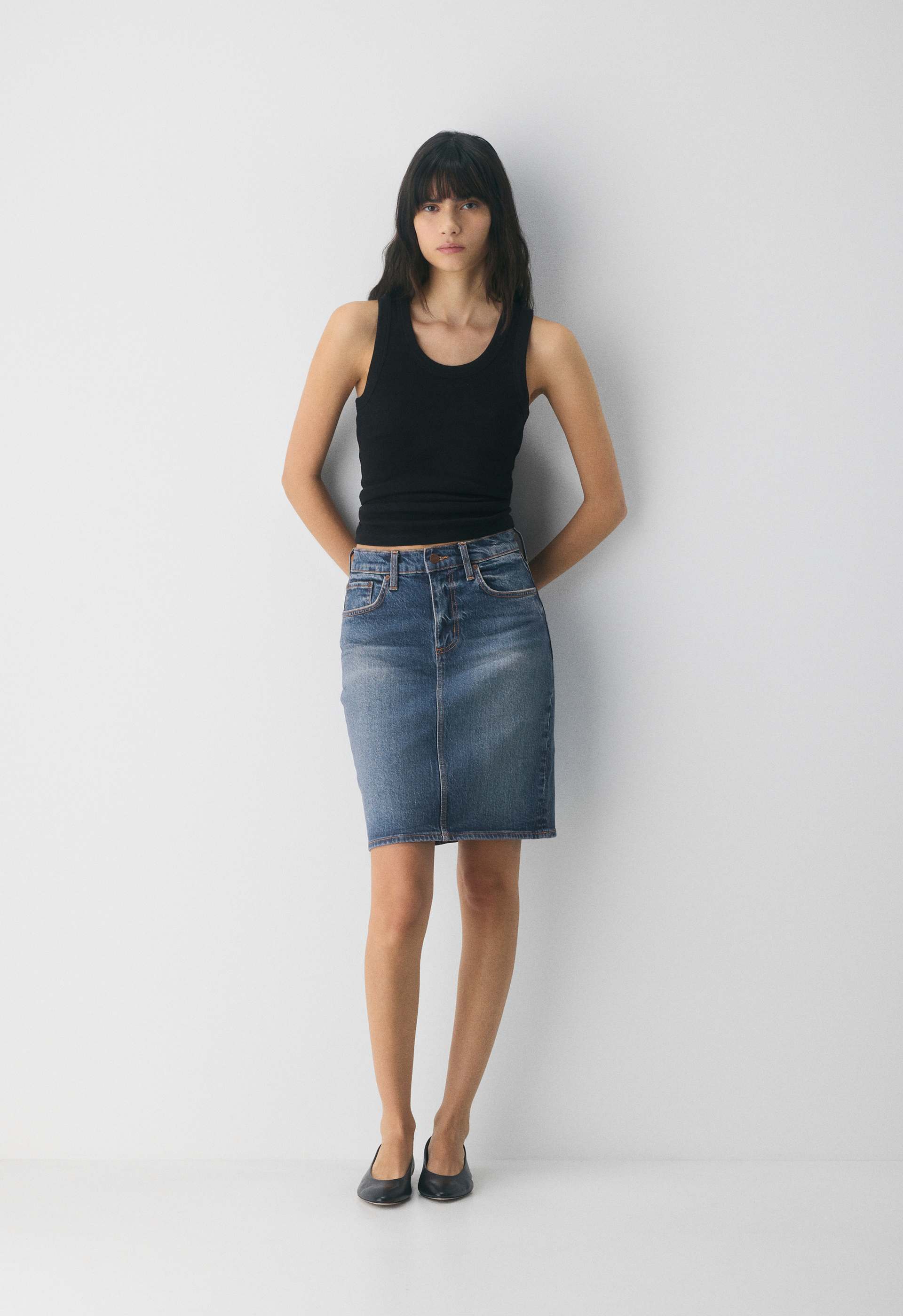 Aritzia MENA DENIM SKIRT
