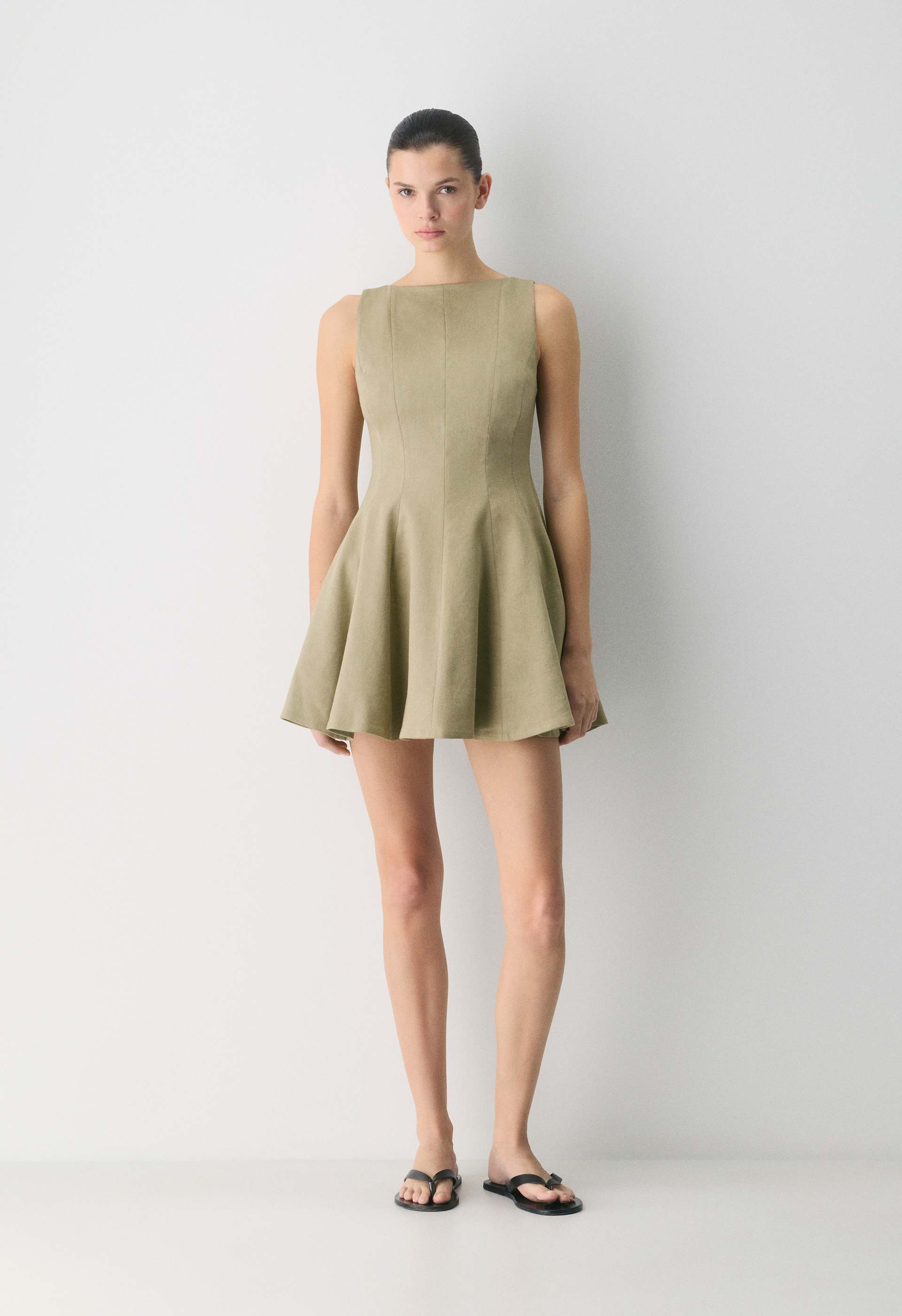 Aritzia PROXY LINEN DRESS