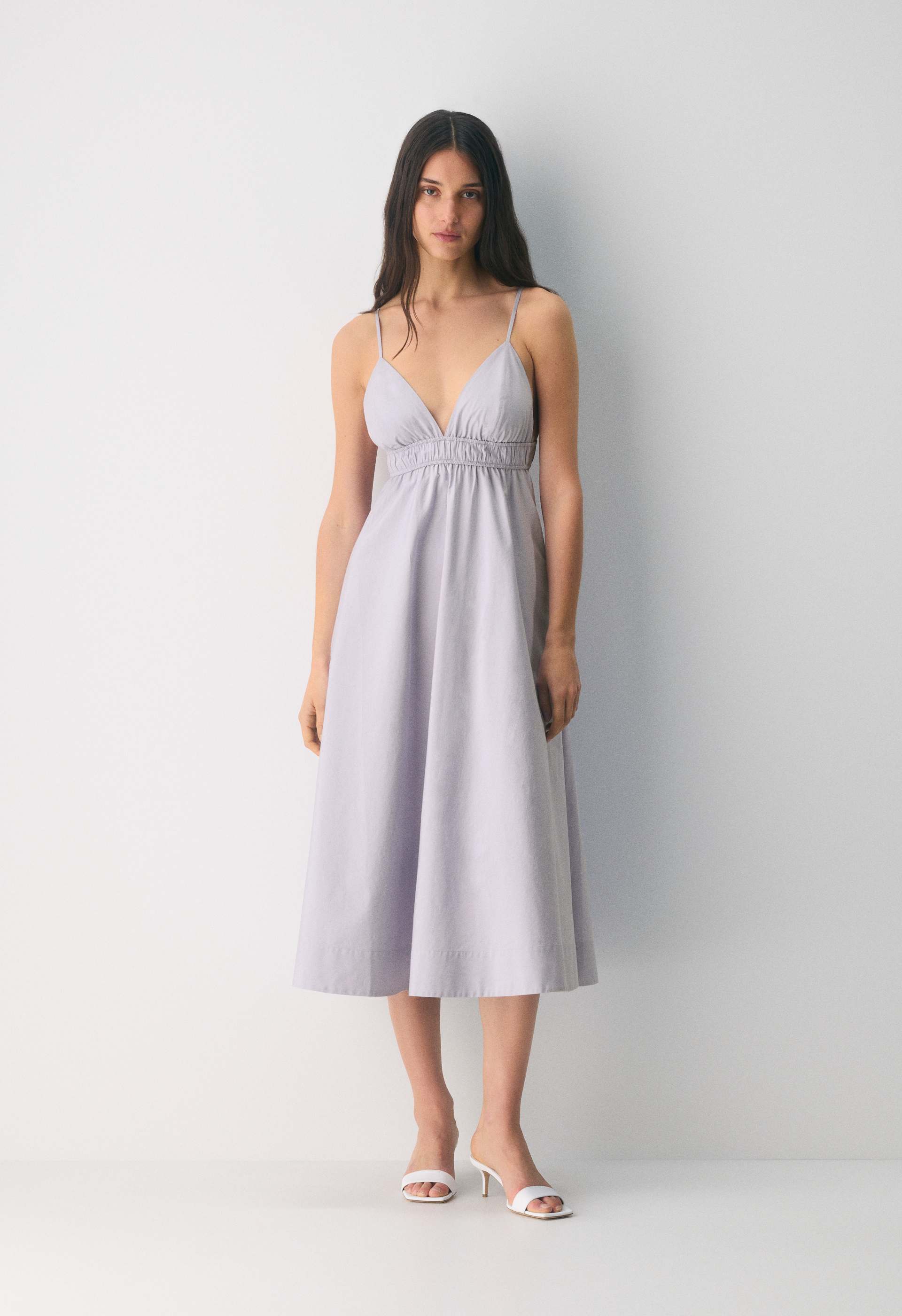 Aritzia ENCOURAGE POPLIN CAMI DRESS