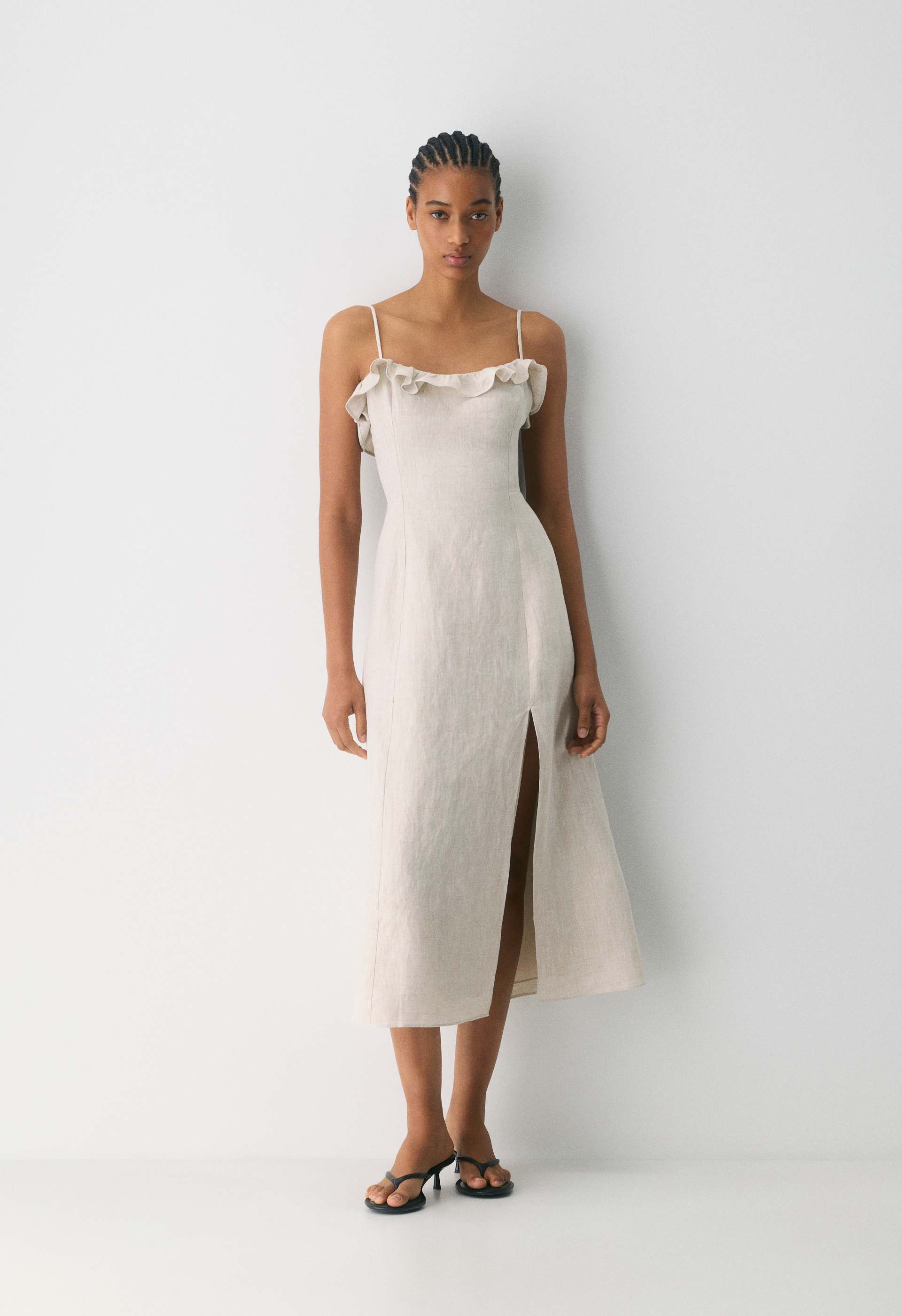 Aritzia GLADE LINEN DRESS