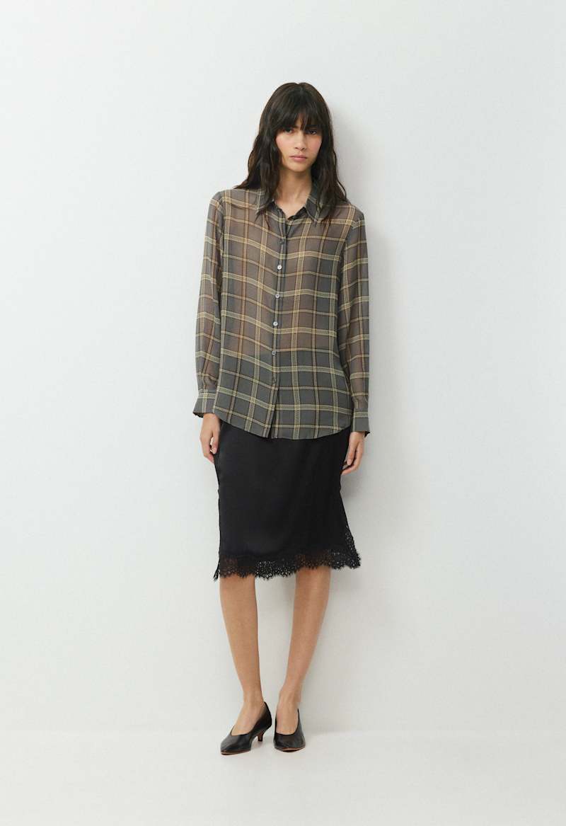 Baker Silk Shirt by Aritzia