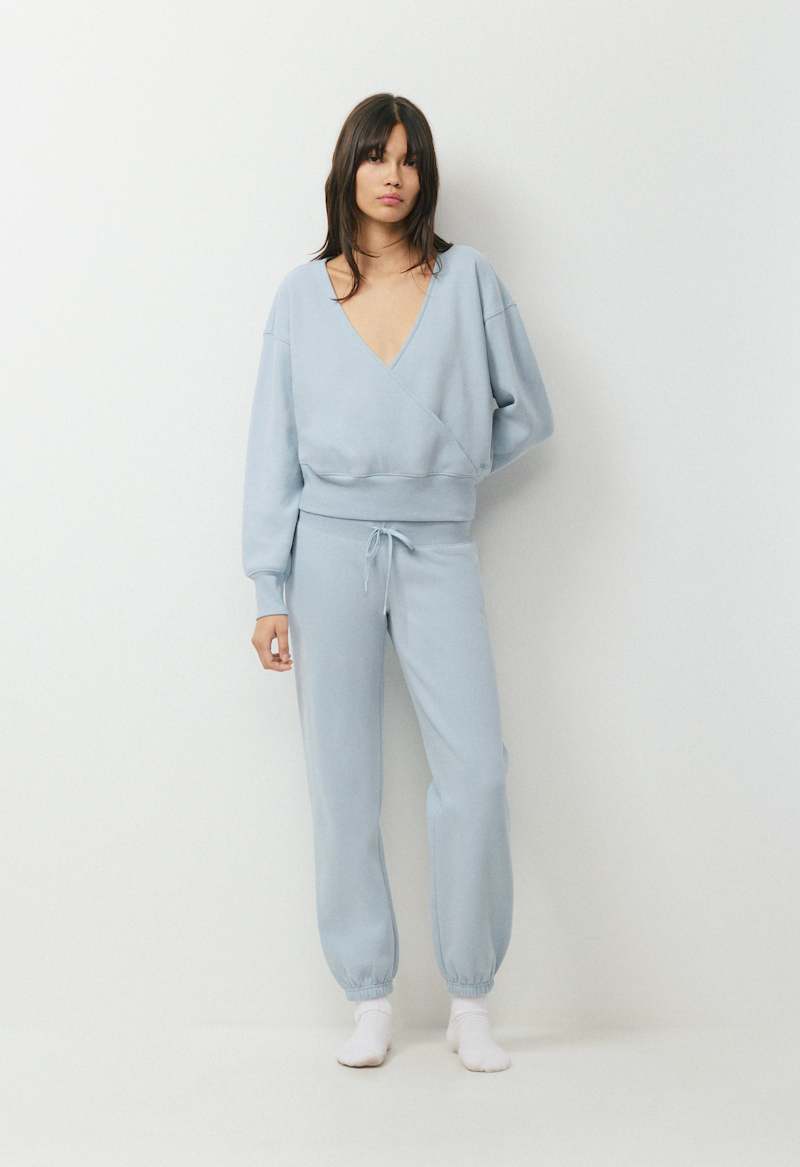 Cozy Sweatfleece Boyfriend Wrap Sweatshirt by Aritzia