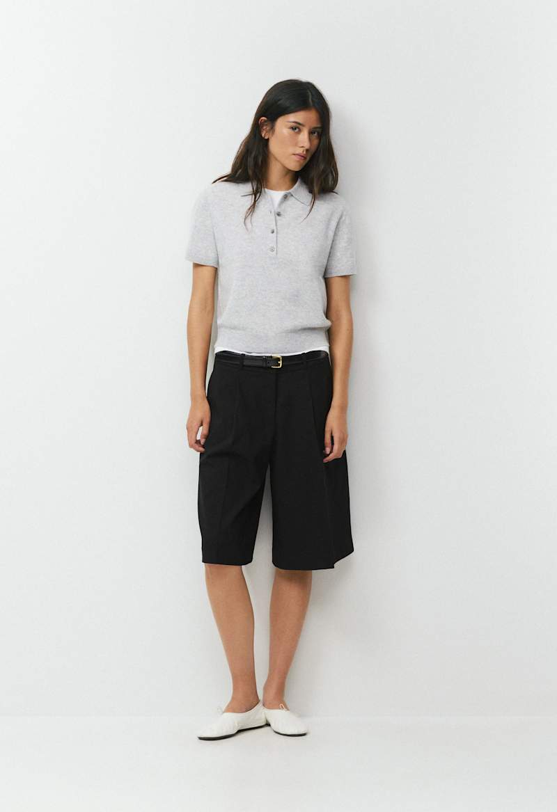Bare Cashmere Cellini Shortsleeve Sweater by Aritzia