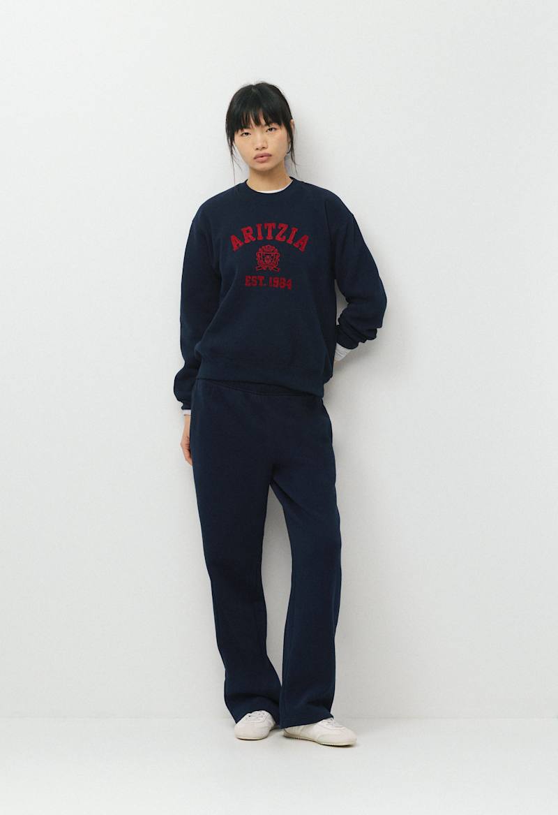 Cozy Sweatfleece Perfect Crew Sweatshirt by Aritzia
