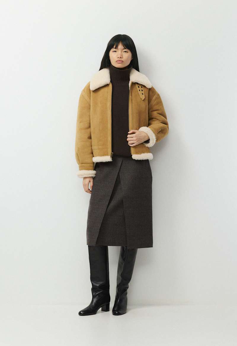 Bailey Aviator Jacket - Shearling by Aritzia