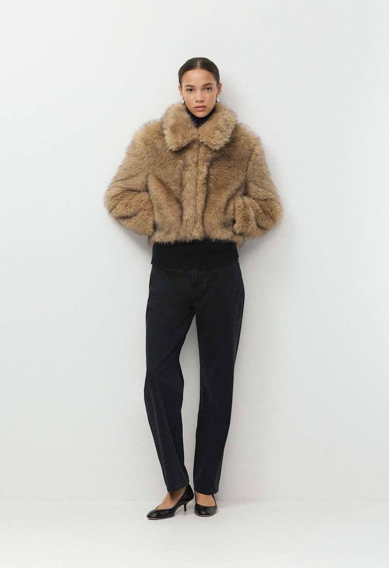 Chamonix Coat - Arctic Faux Fur by Aritzia