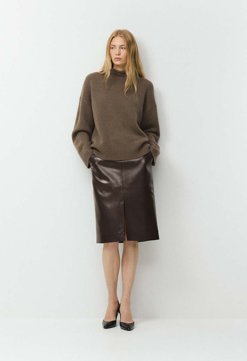 Aperture Skirt - UnReal Leather by Aritzia