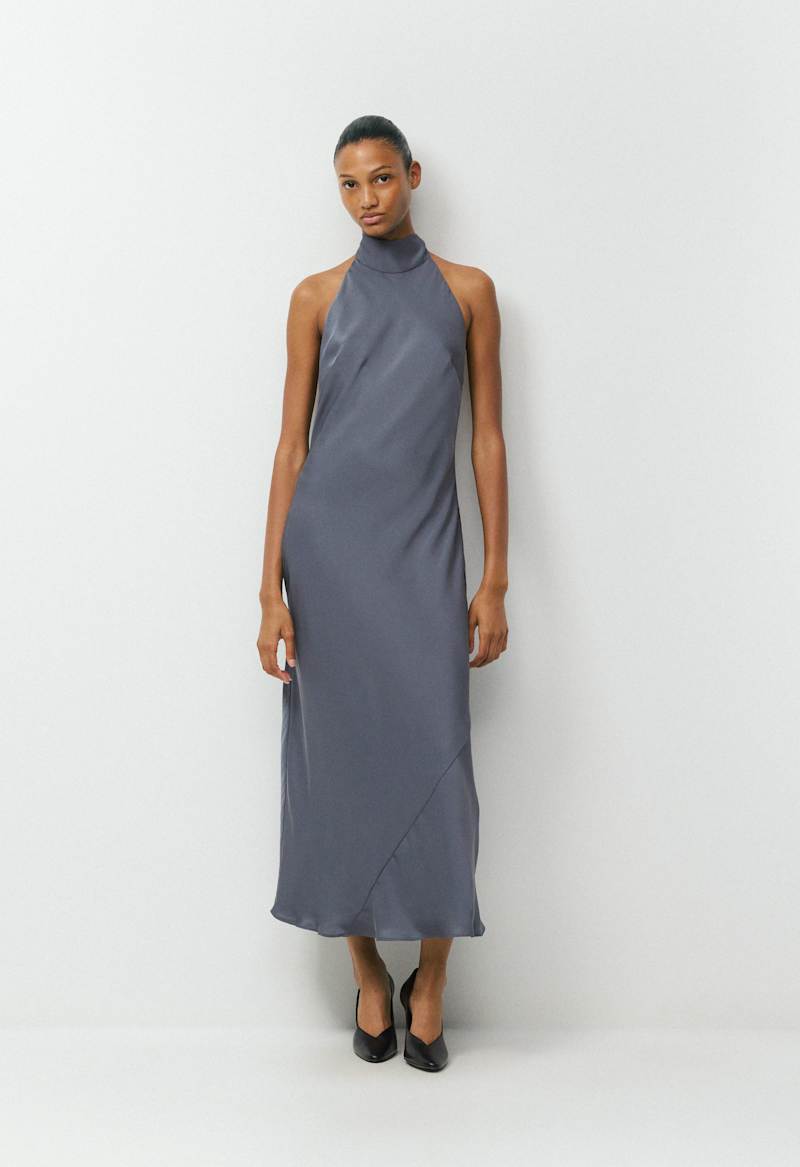Tidal Satin Halter Dress by Aritzia
