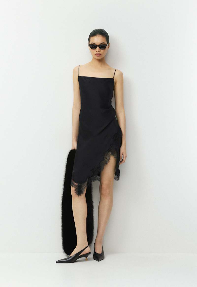 Irresistible Satin Dress by Aritzia