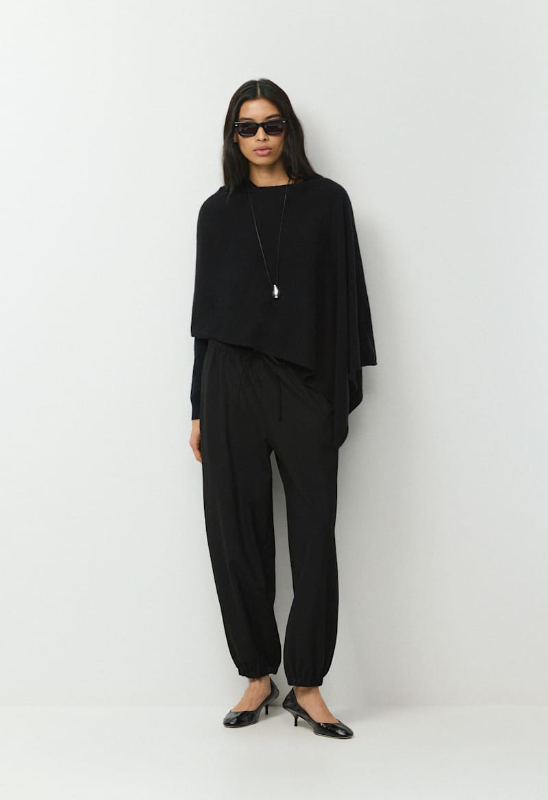 Bare Cashmere Baroness Poncho by Aritzia