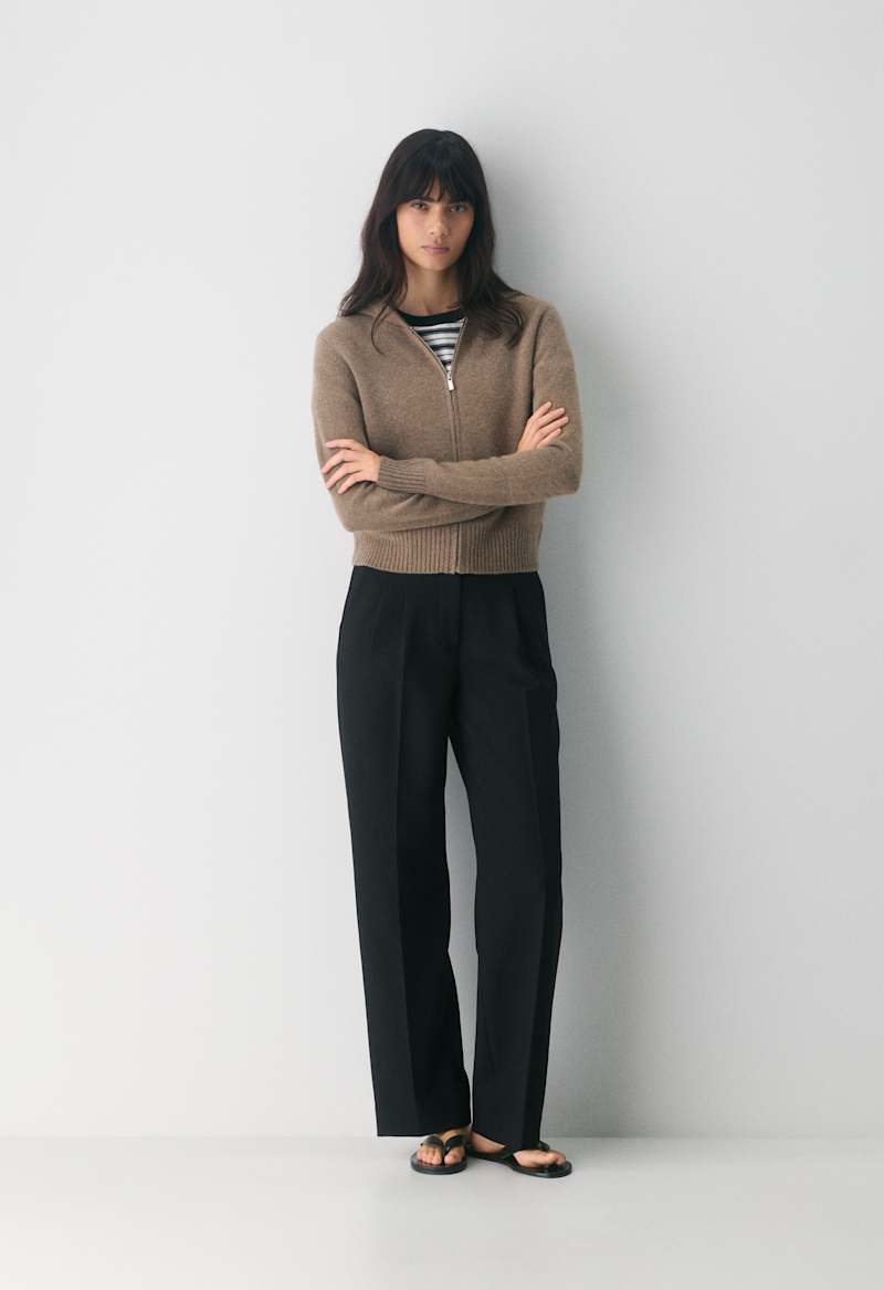 Essential Cashmere Idyllic Zip Hoodie by Aritzia